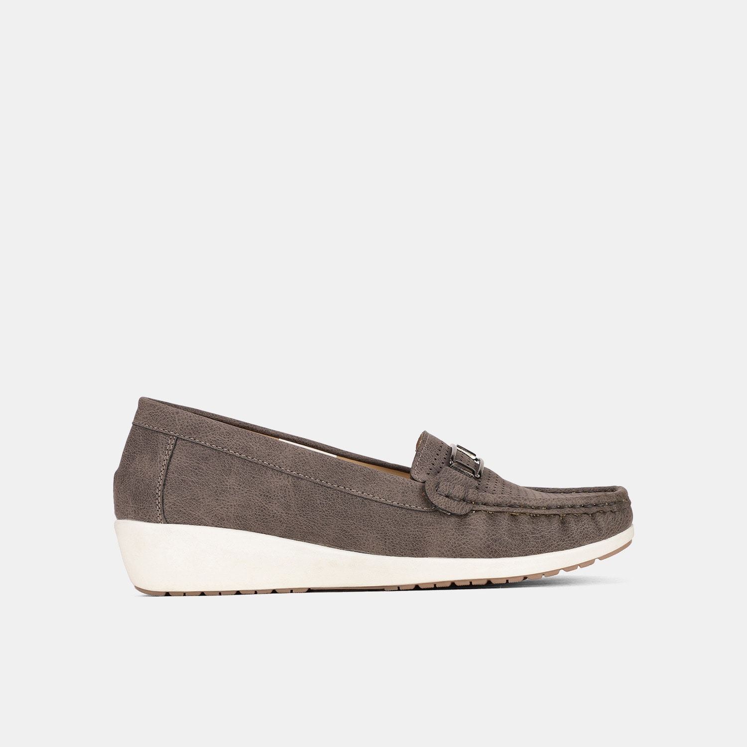 Bata Grey Ballerina For Women