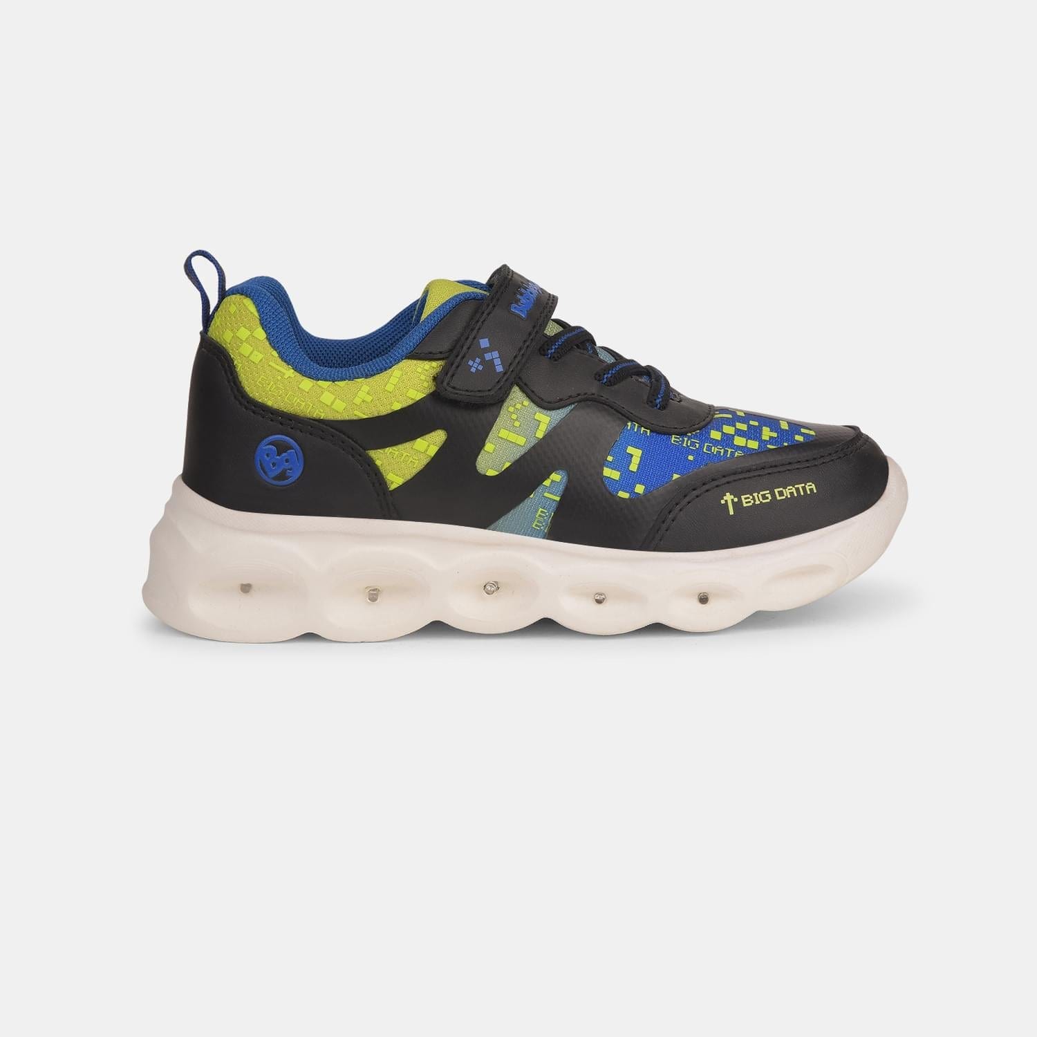 Bubblegummers Black Boys Casual Shoes for Kids