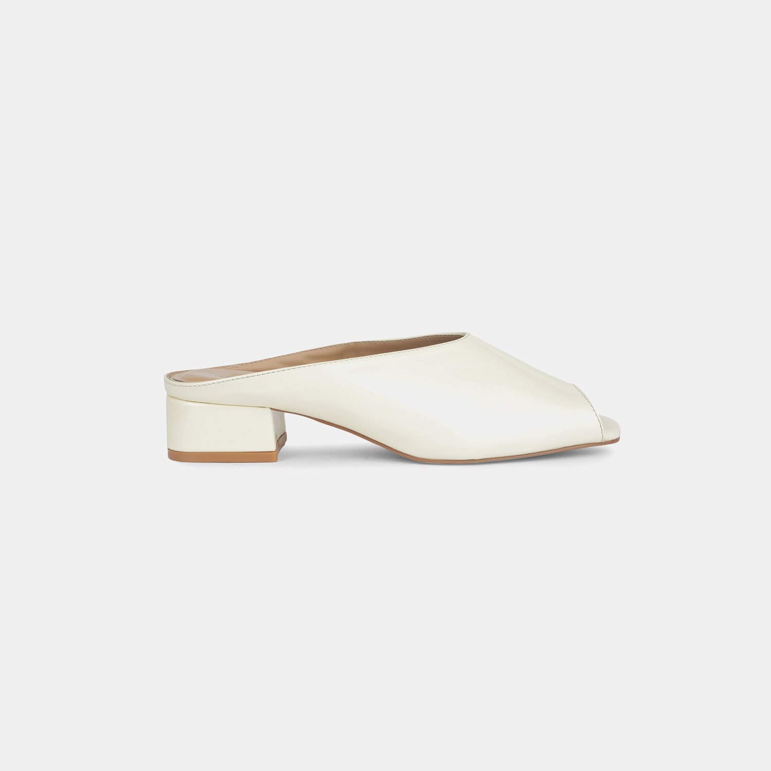 Bata Beige Mule For Women