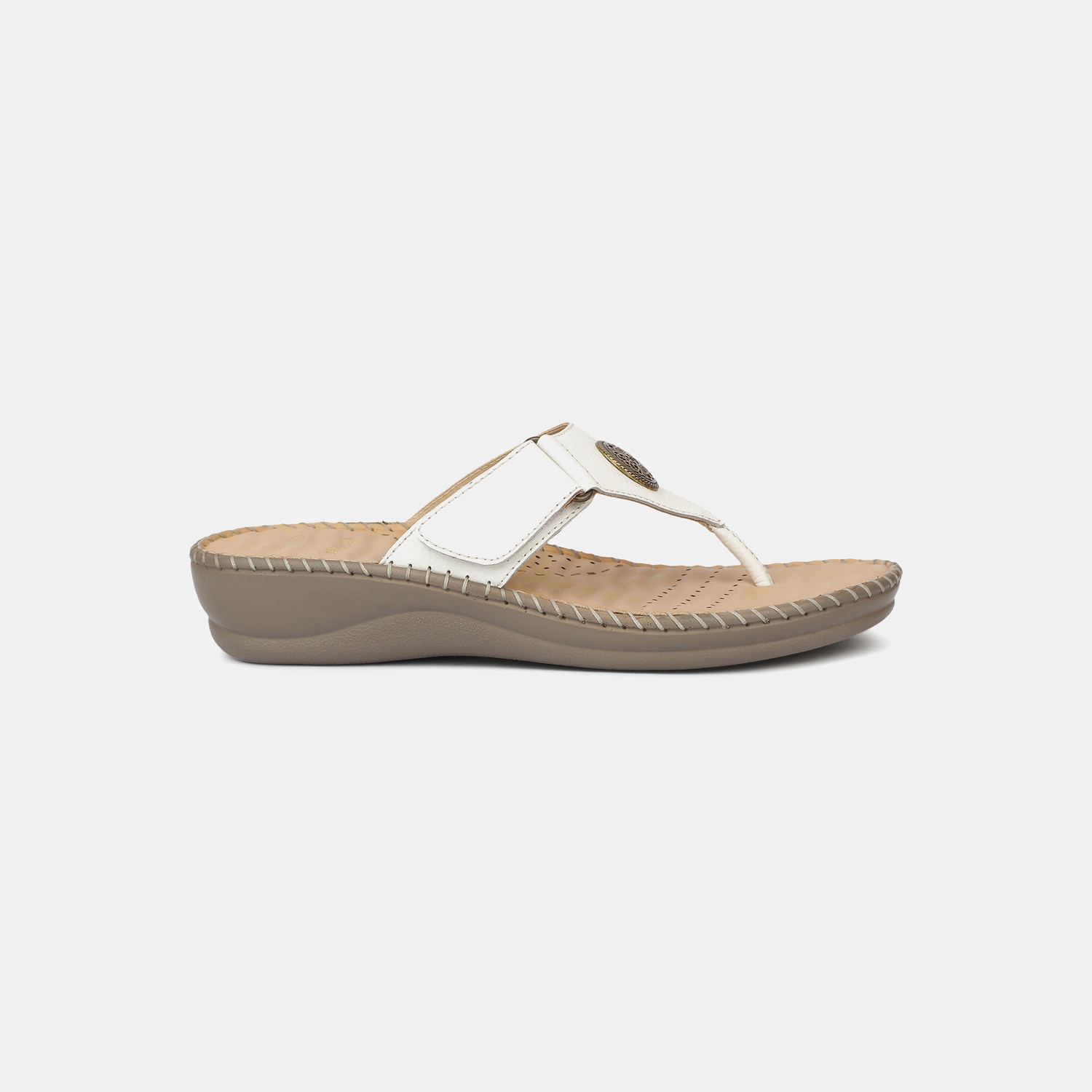 Scholl White Thong For Women