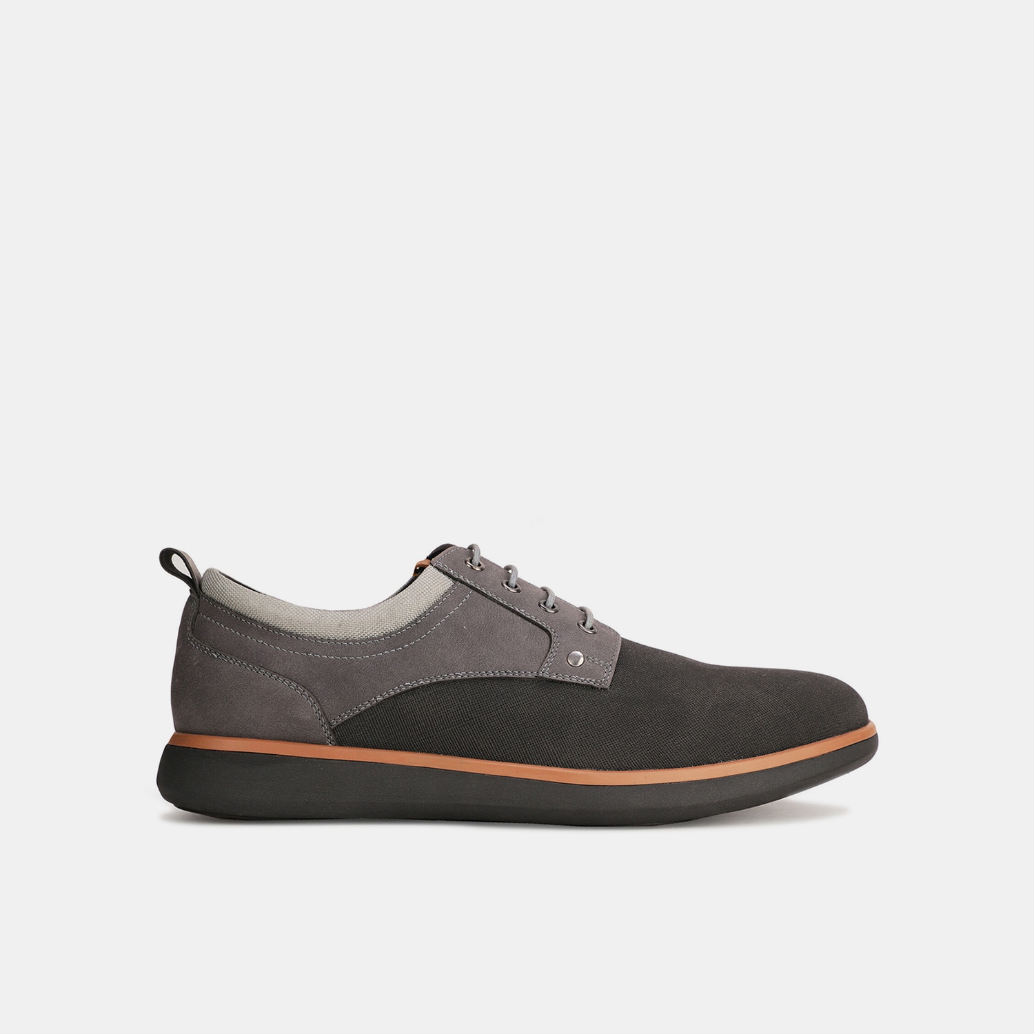 Bata Comfit grey casual derby-style shoes for men