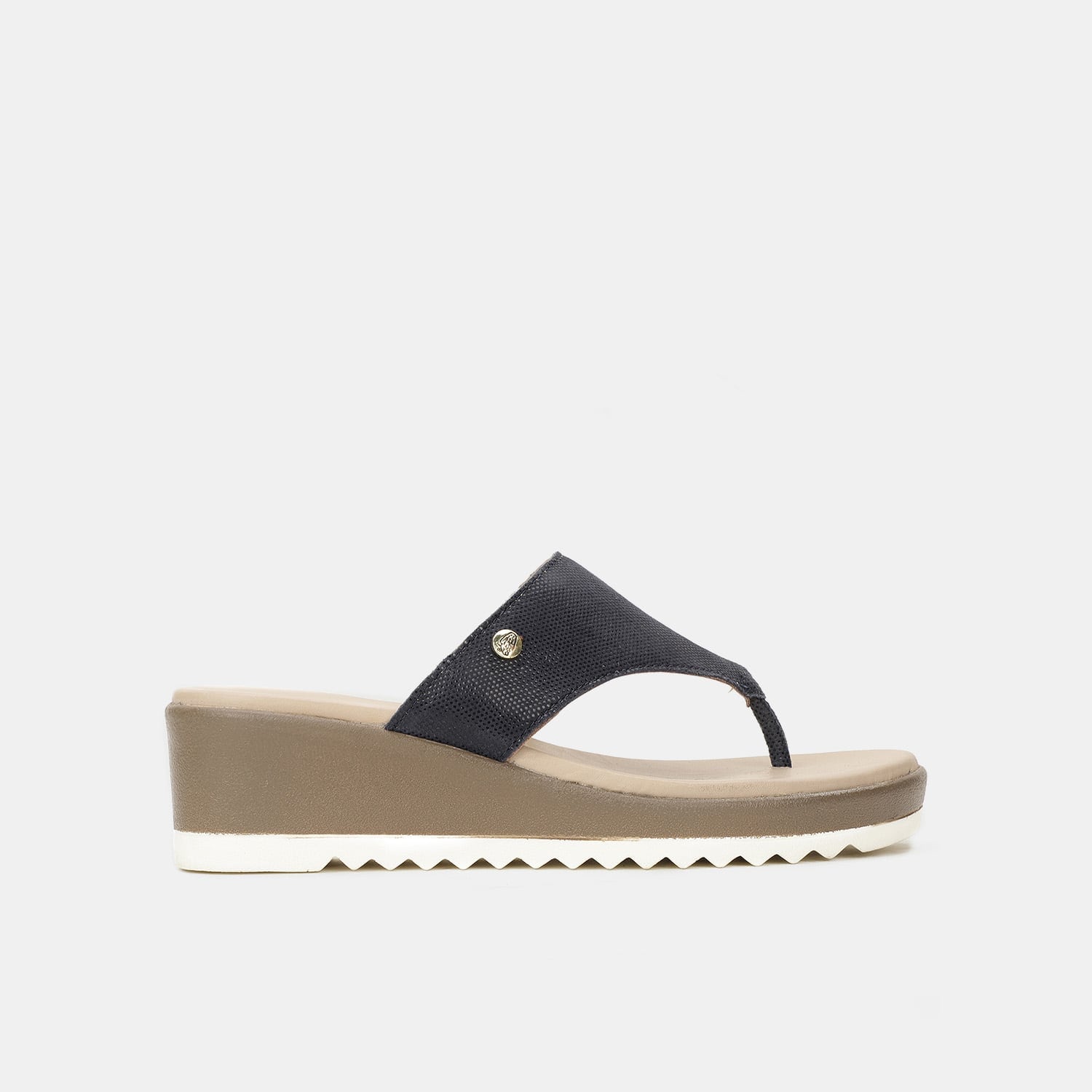 Hush Puppies Navy Thongs For Women