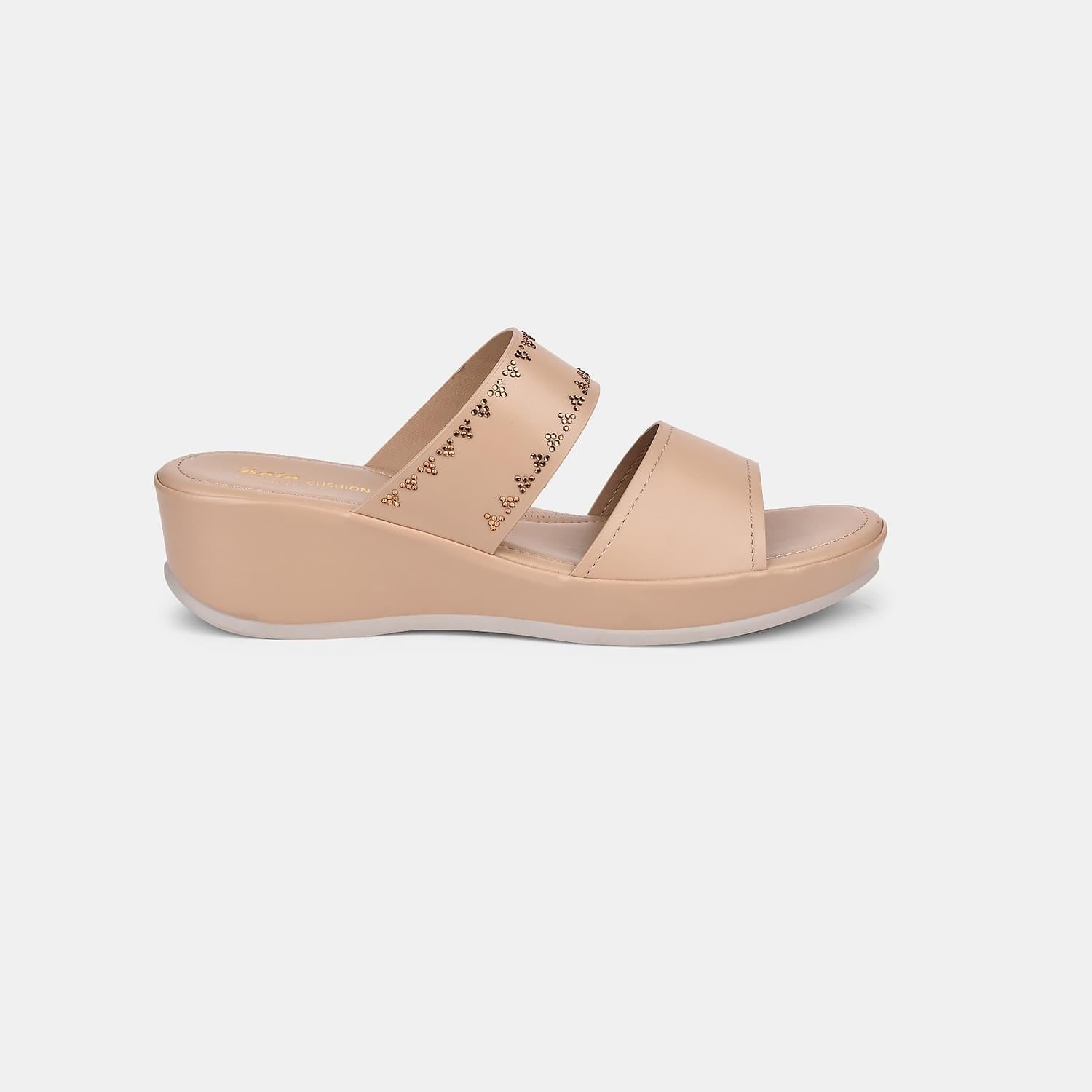 Bata Comfit Light Brown Mule for Women
