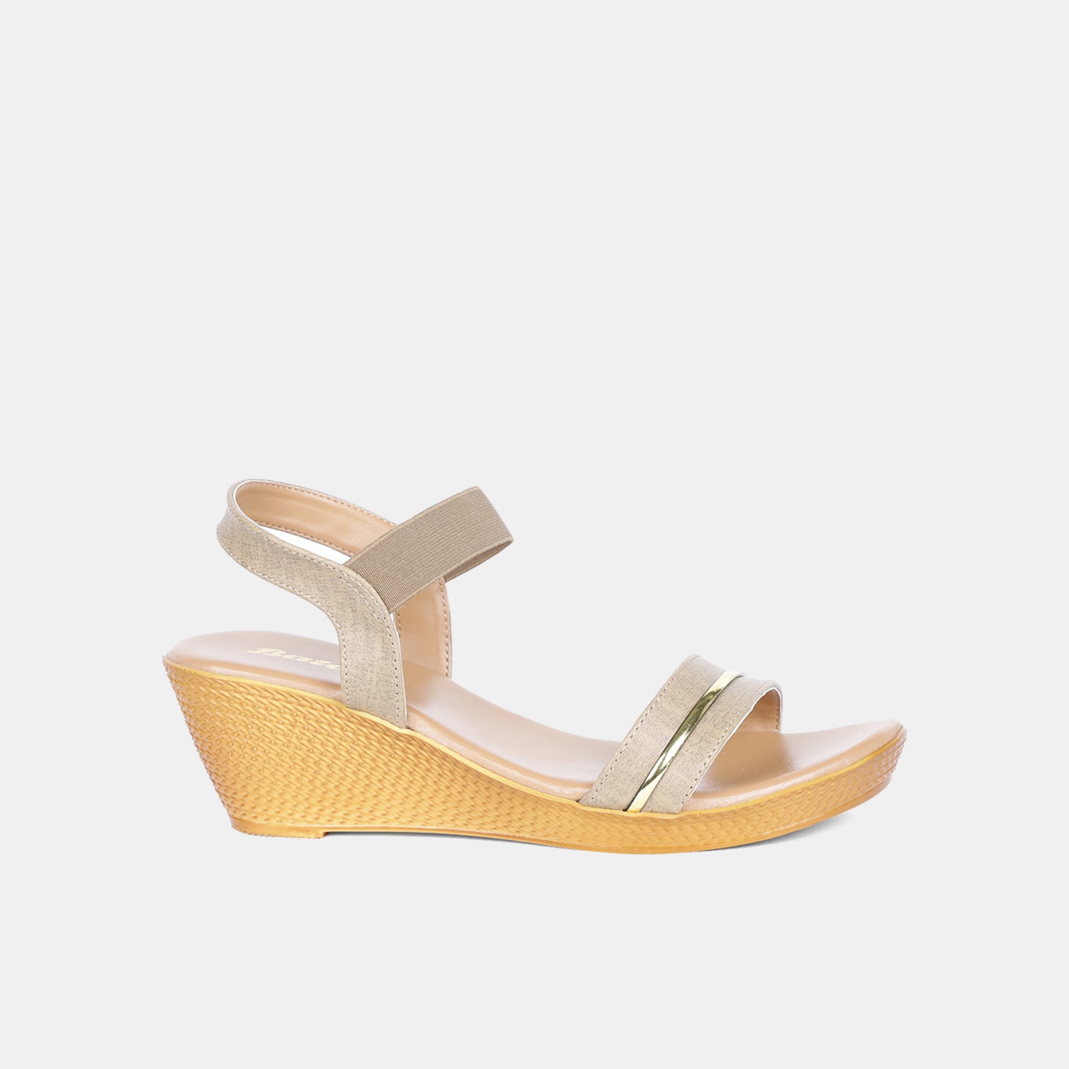 Bata olive open toe wedge sandals for women