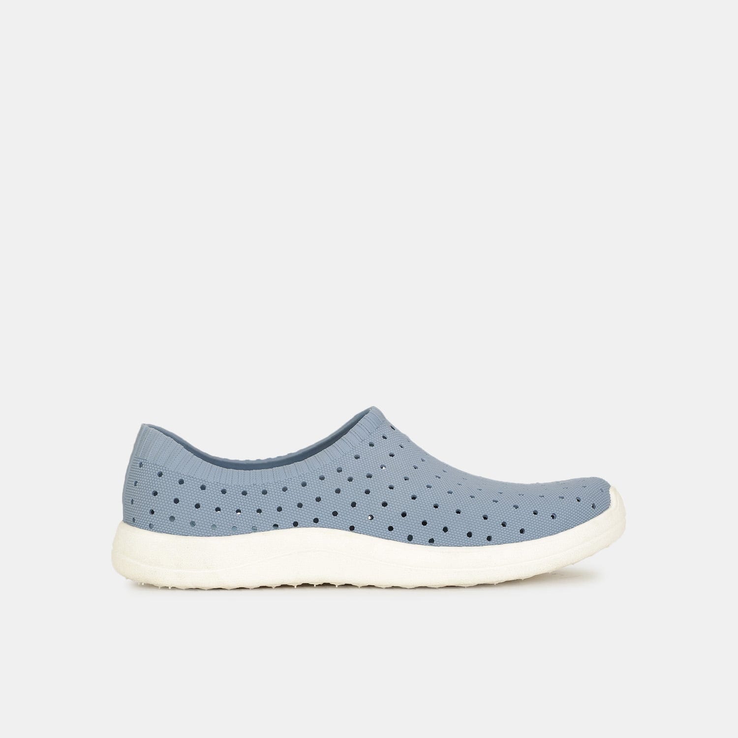 Bata Light Blue Casual Slip-On Shoes For Women