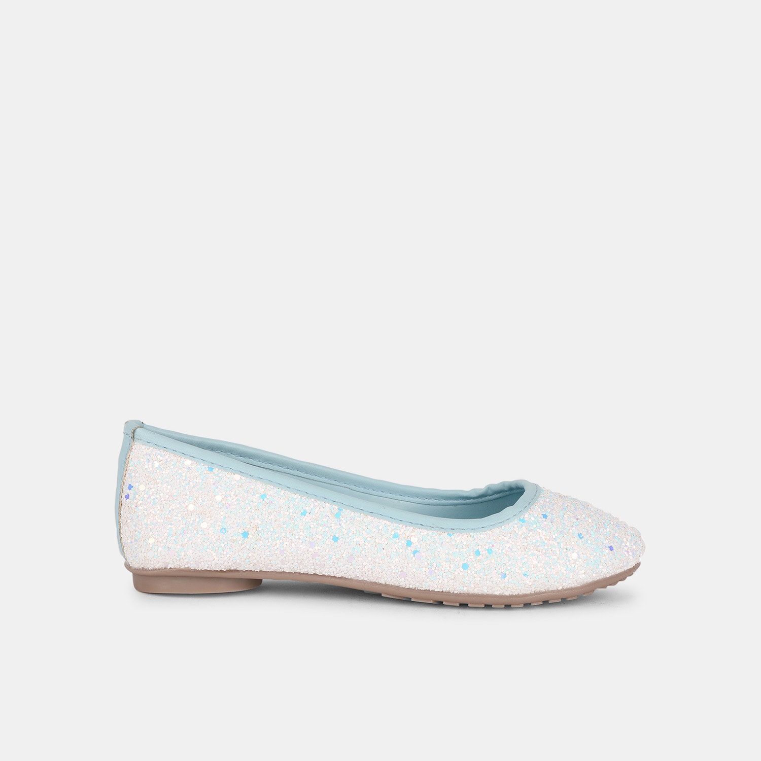 Disney silver ballerina flats for kids