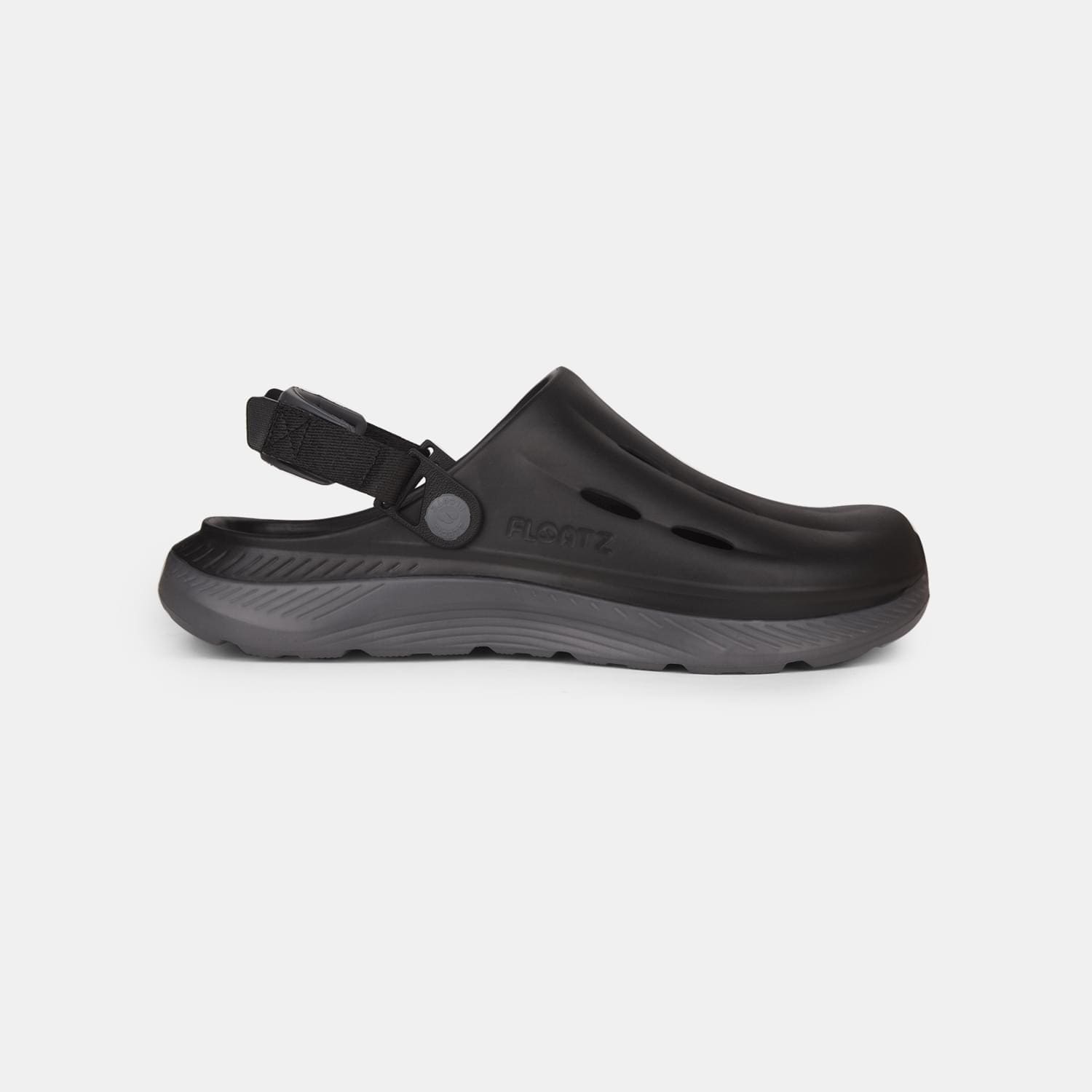 Floatz Black Clog Sandal for Men