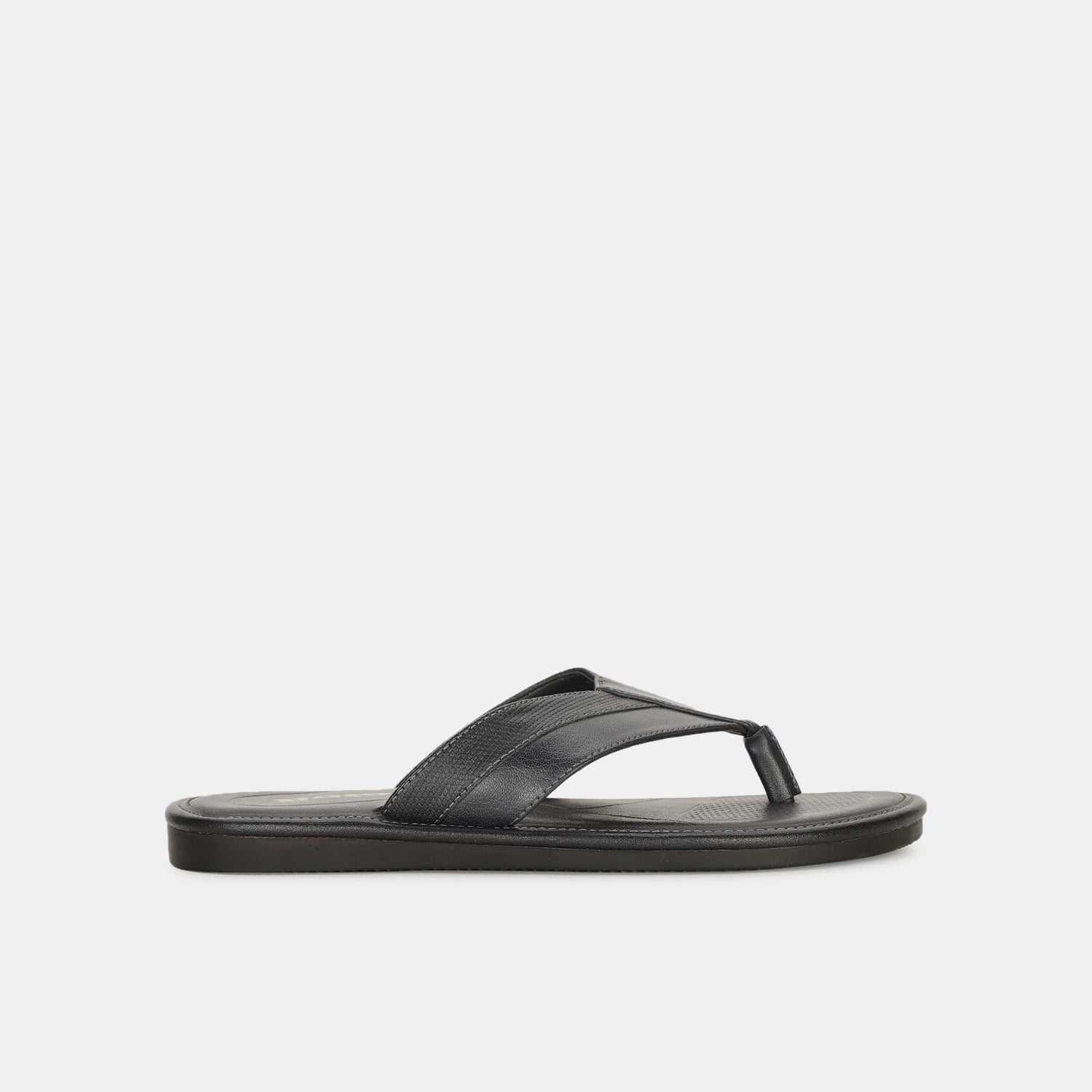 Bata navy thong slippers for men