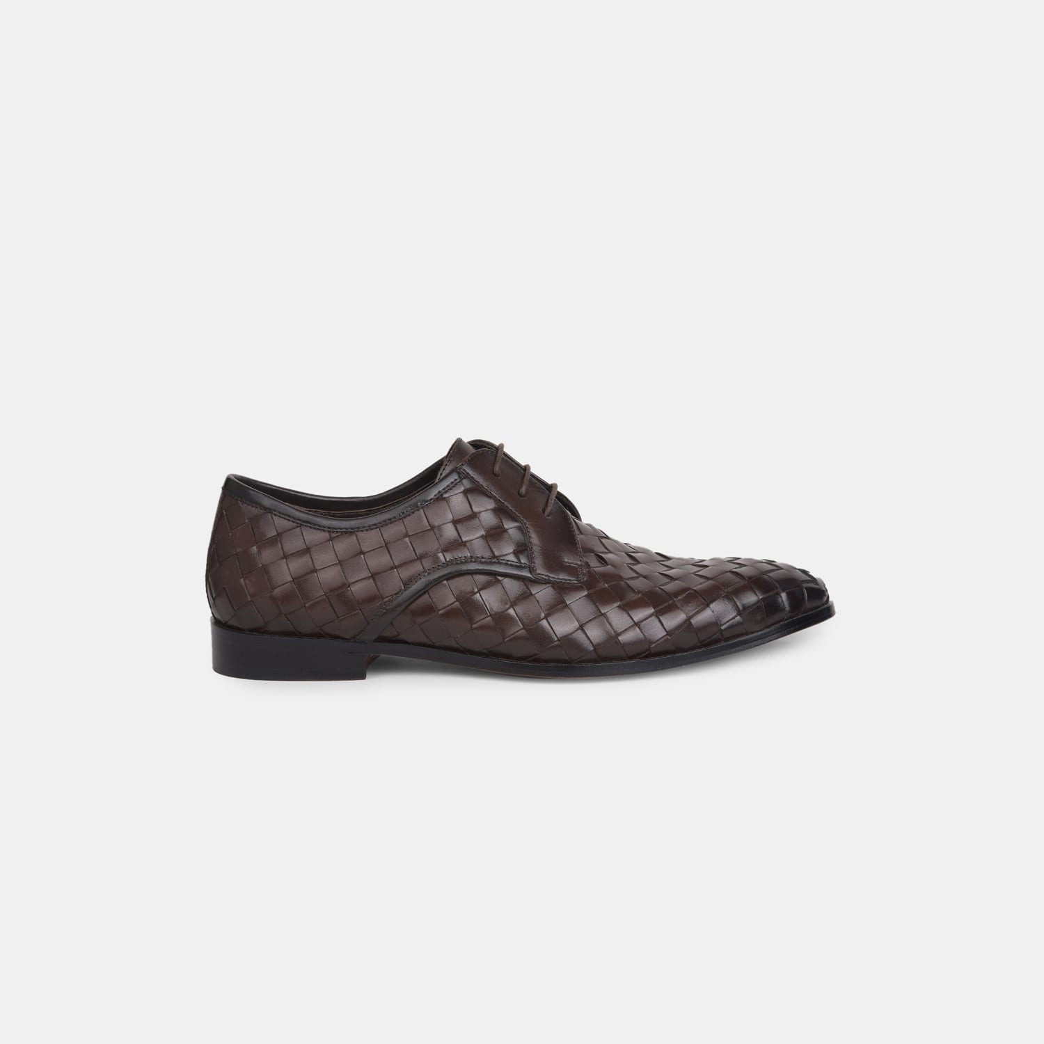 Hush Puppies Brown Derby Formal Shoes For Men