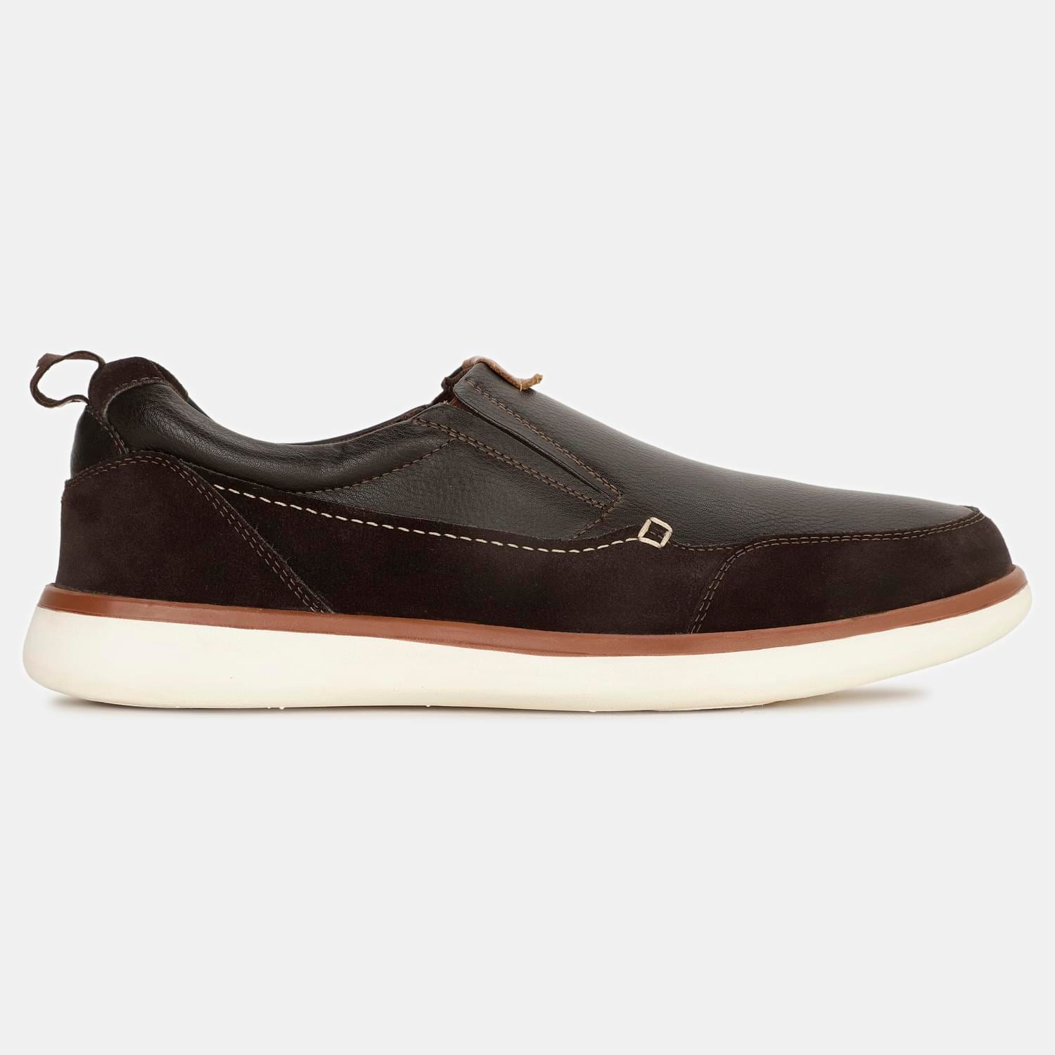 Bata comfit dark brown loafer for men