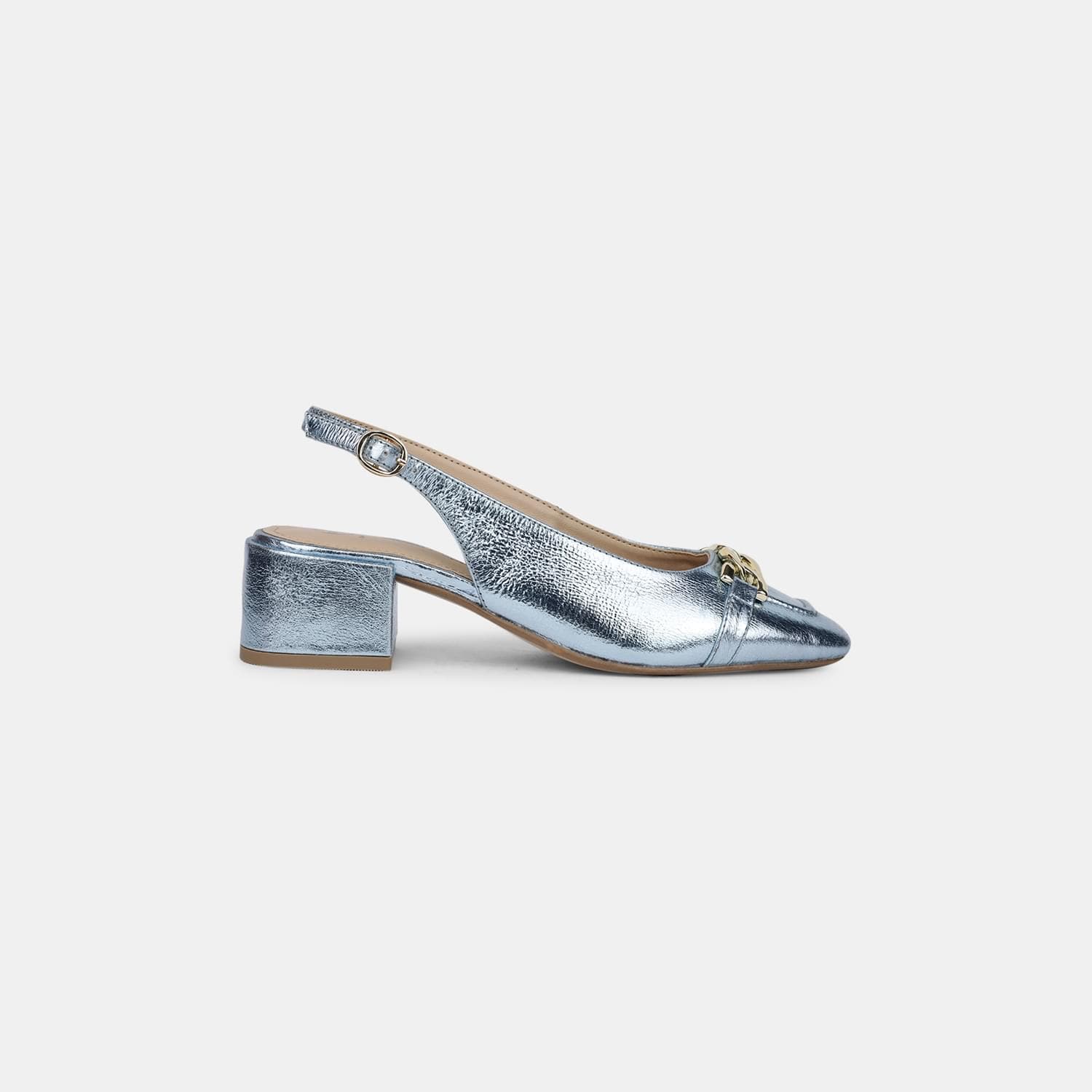 Hush Puppies Blue Heel Sandals For Women