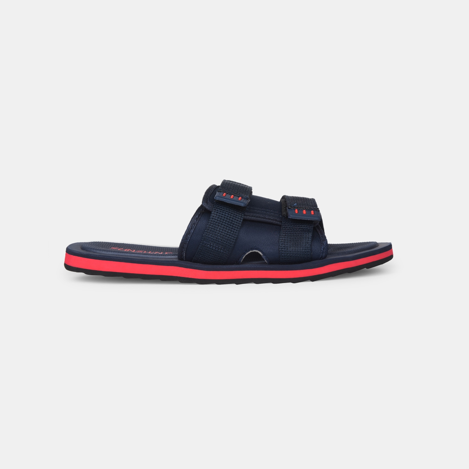 Bata Sunshine Navy Slippers For Men