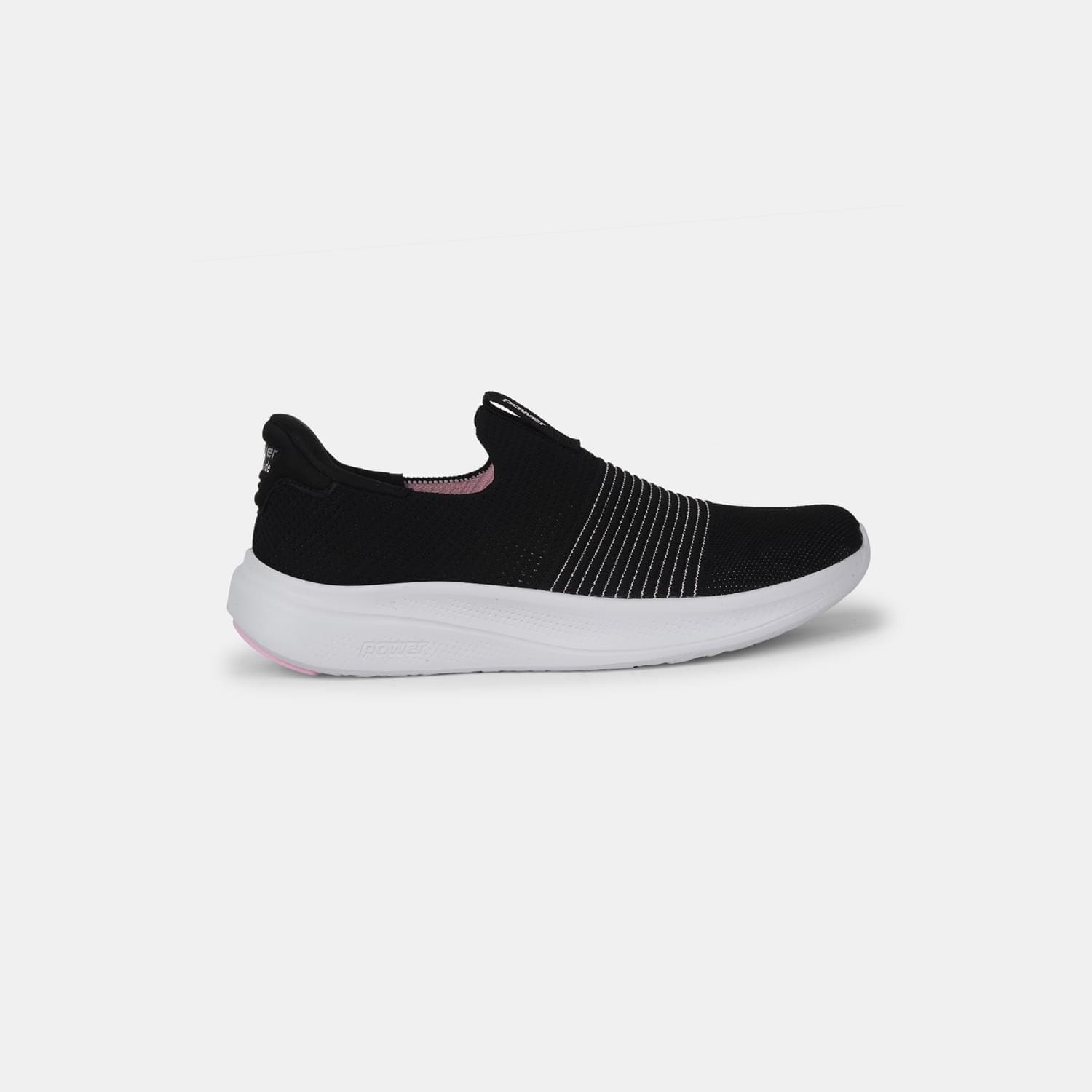 Power Black Walking Shoes For Women