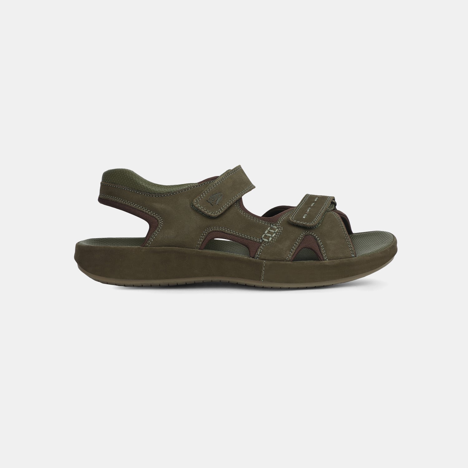 Hush Puppies Olive Sandals For Men