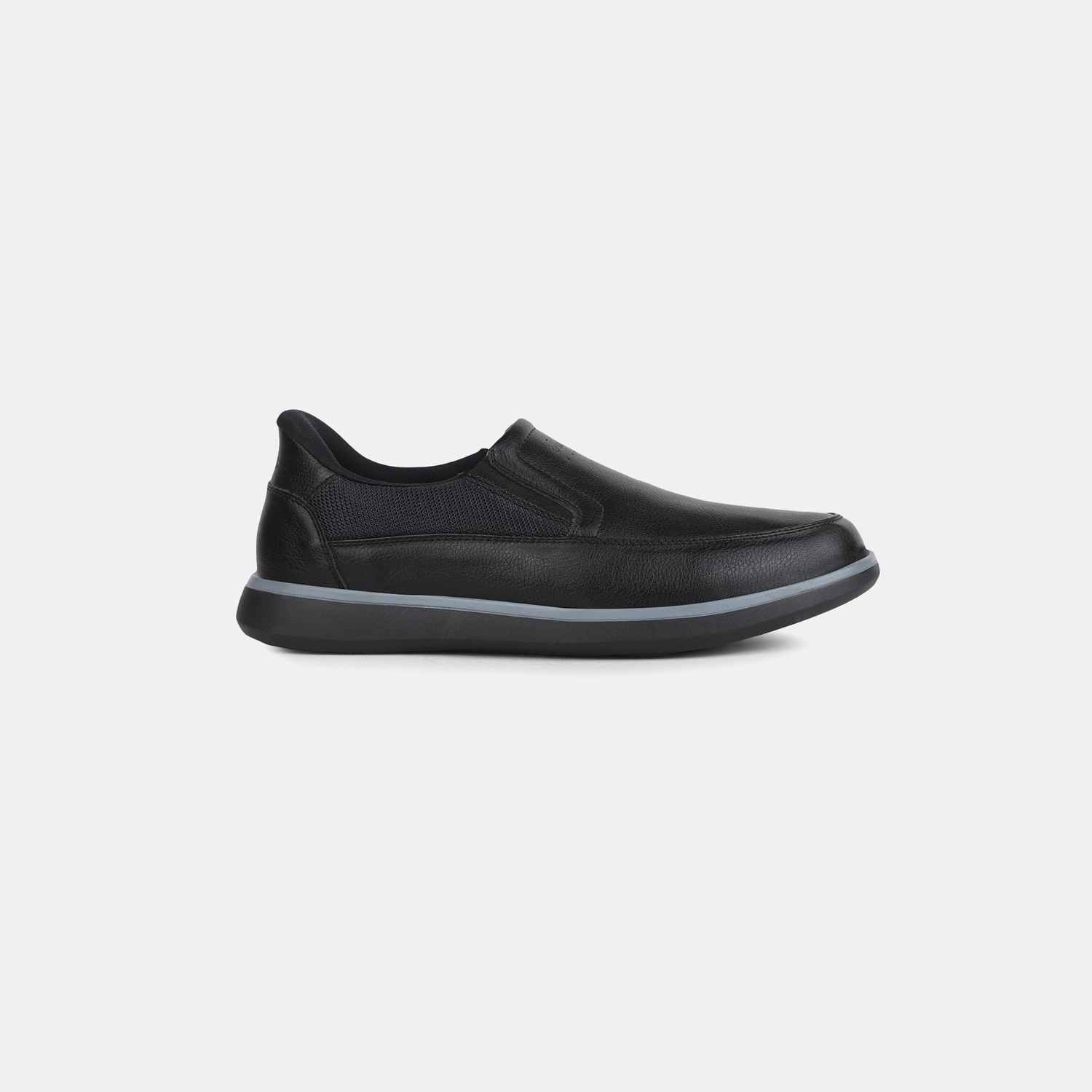 Bata Comfit Black Casual Slip-On Shoes For Men