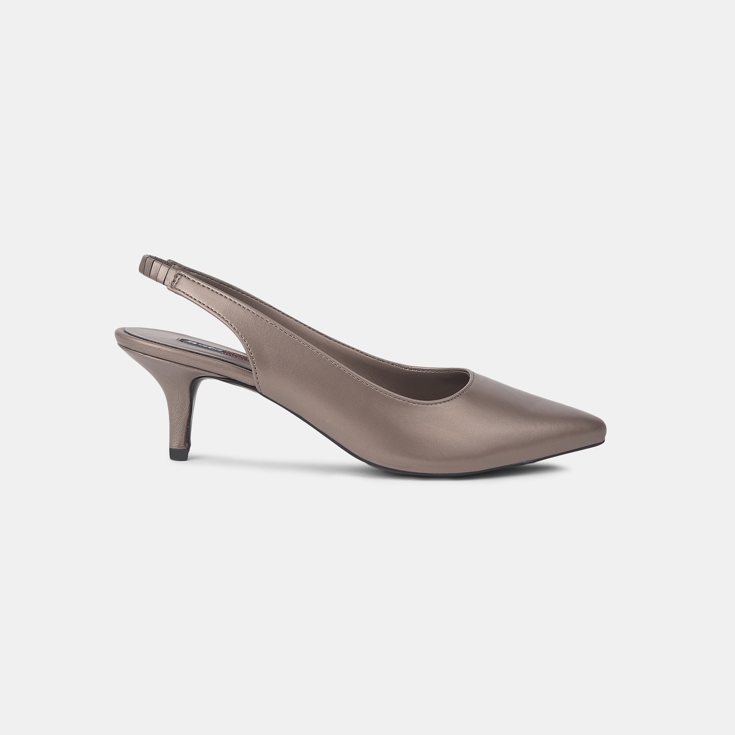 Bata Gunmetal Pumps For Women
