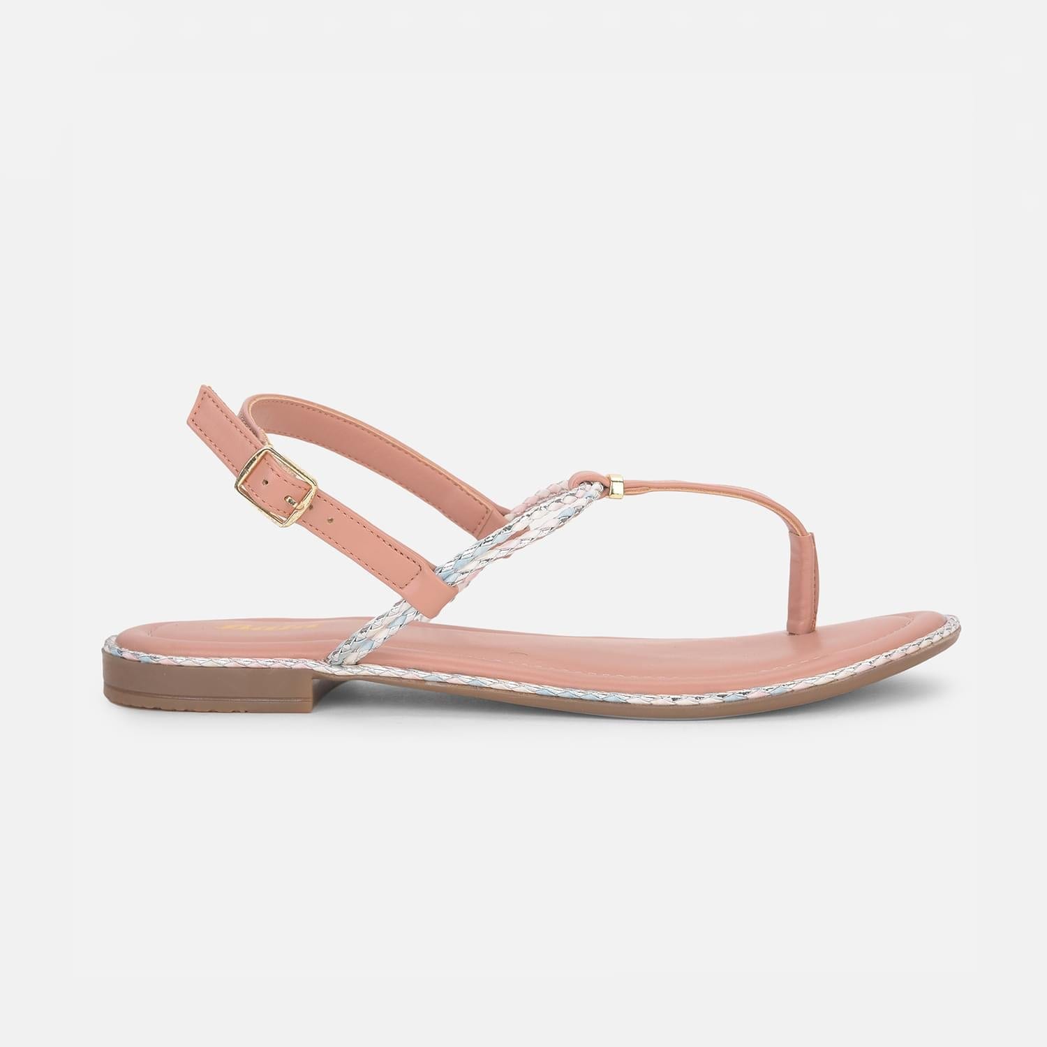 Bata Nude Sandals For Women