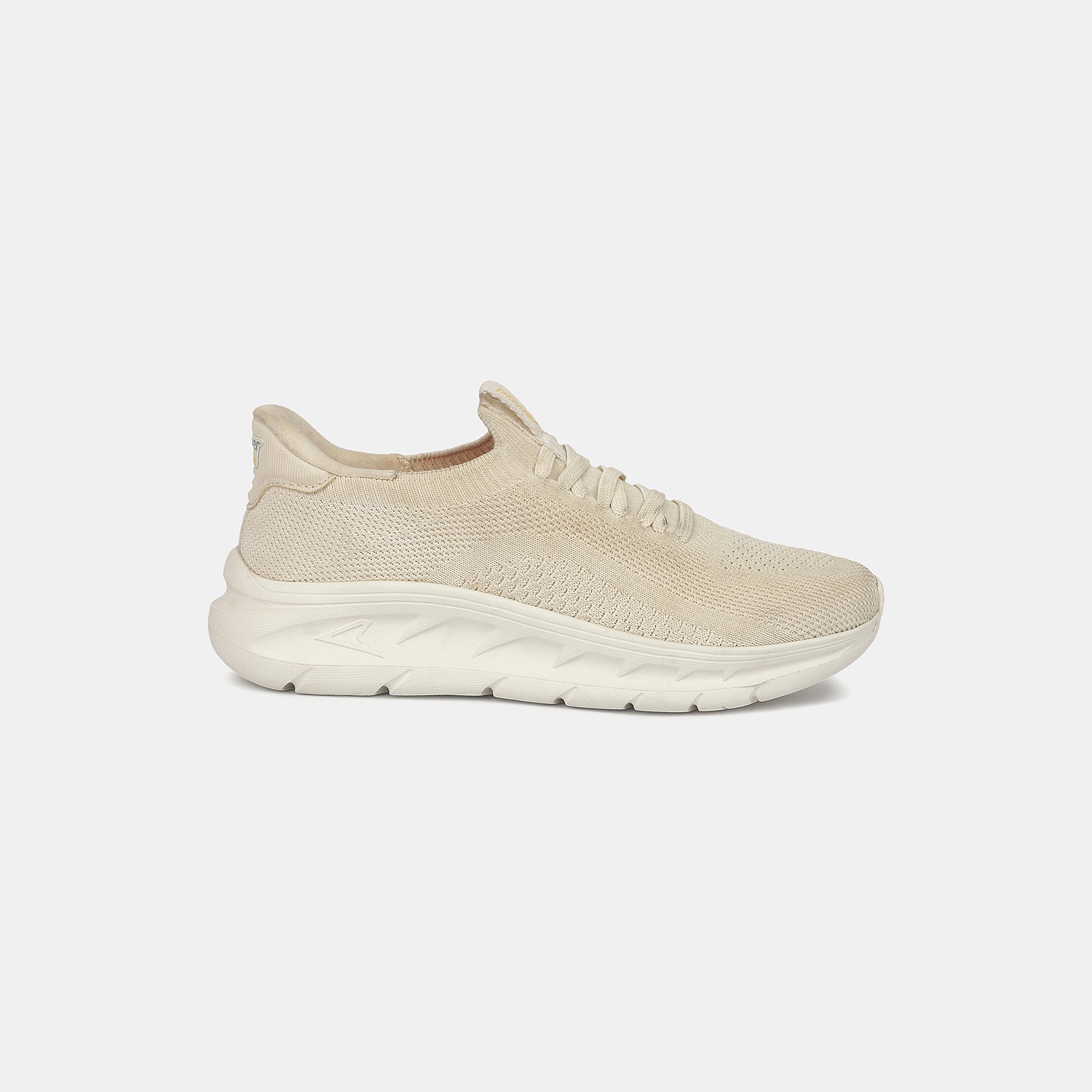 Power Beige Walking Shoes For Women