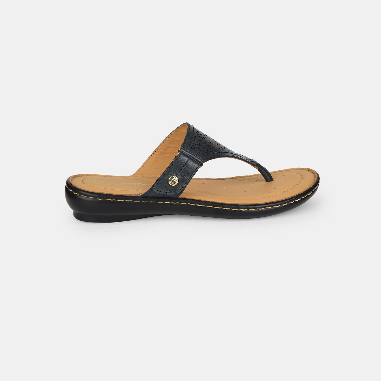Hush Puppies Navy Thongs For Women