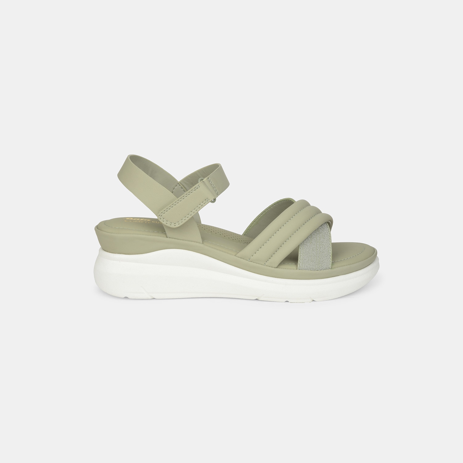 Bata Comfit Olive Sandal for Women