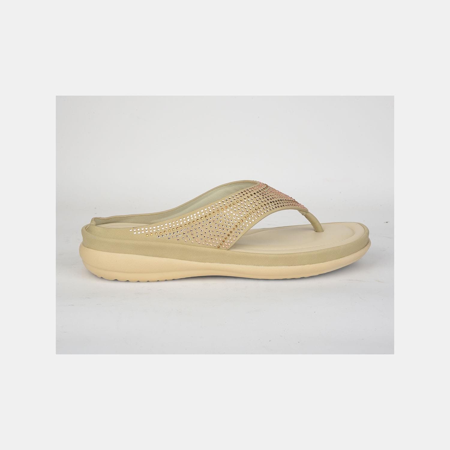 Bata Comfit Beige Thong for Women