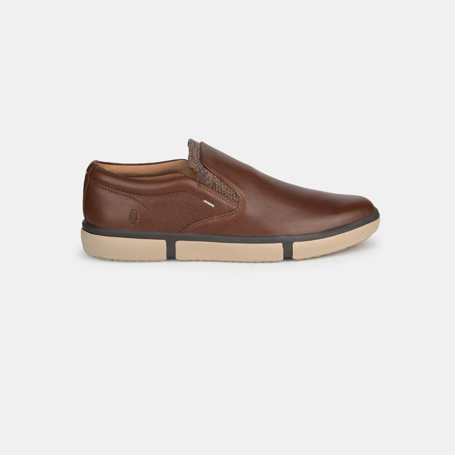 Hush Puppies Tan Slip On Casual Shoes For Men