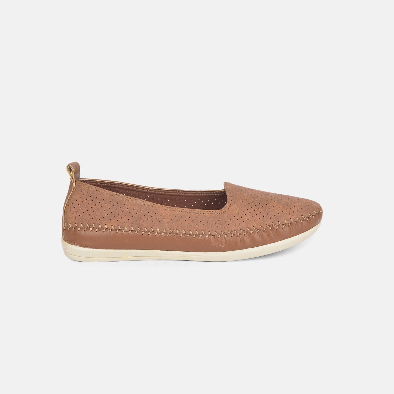 Bata Comfit Brown Ballerina For Women