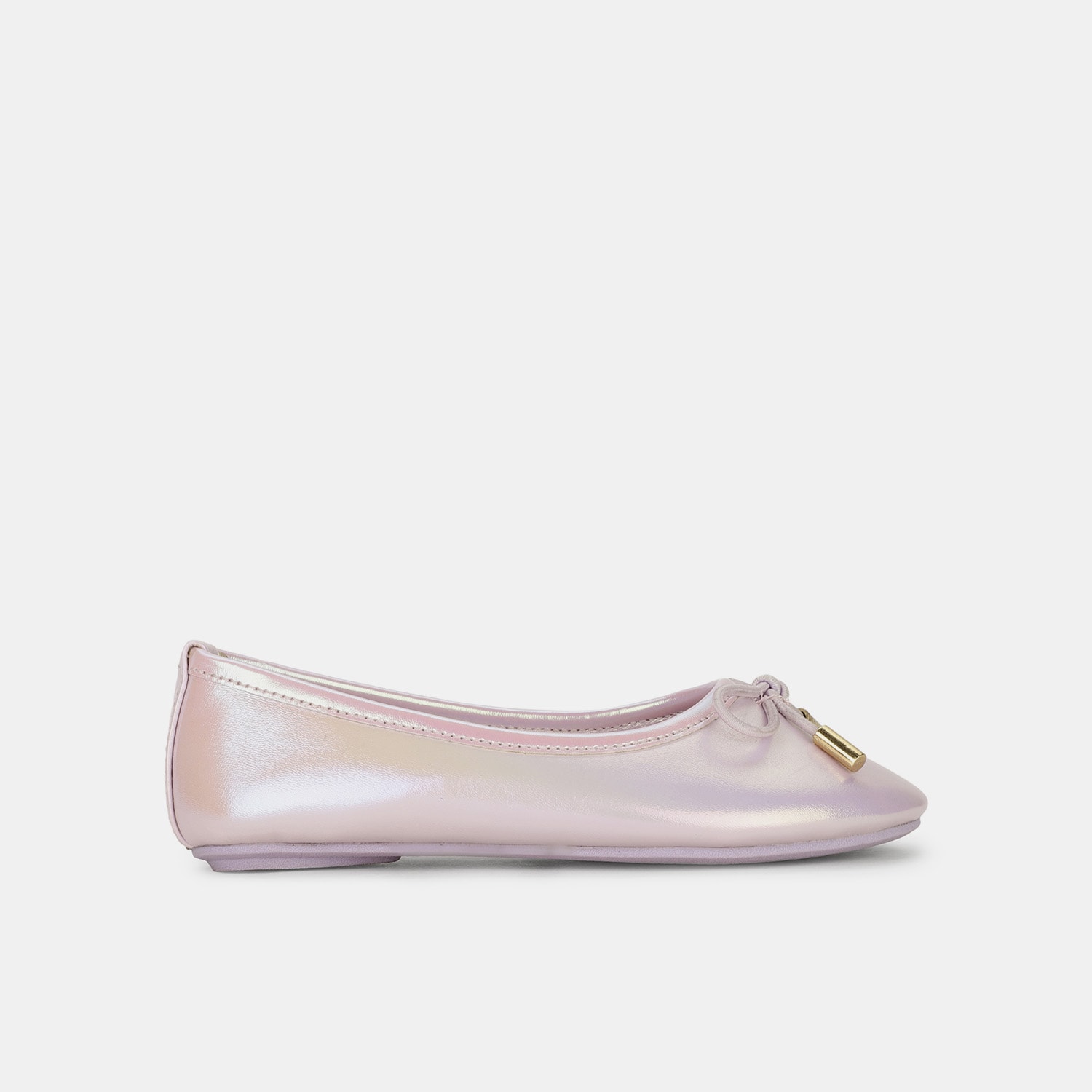 Disney pink shiny ballerina flats for kids