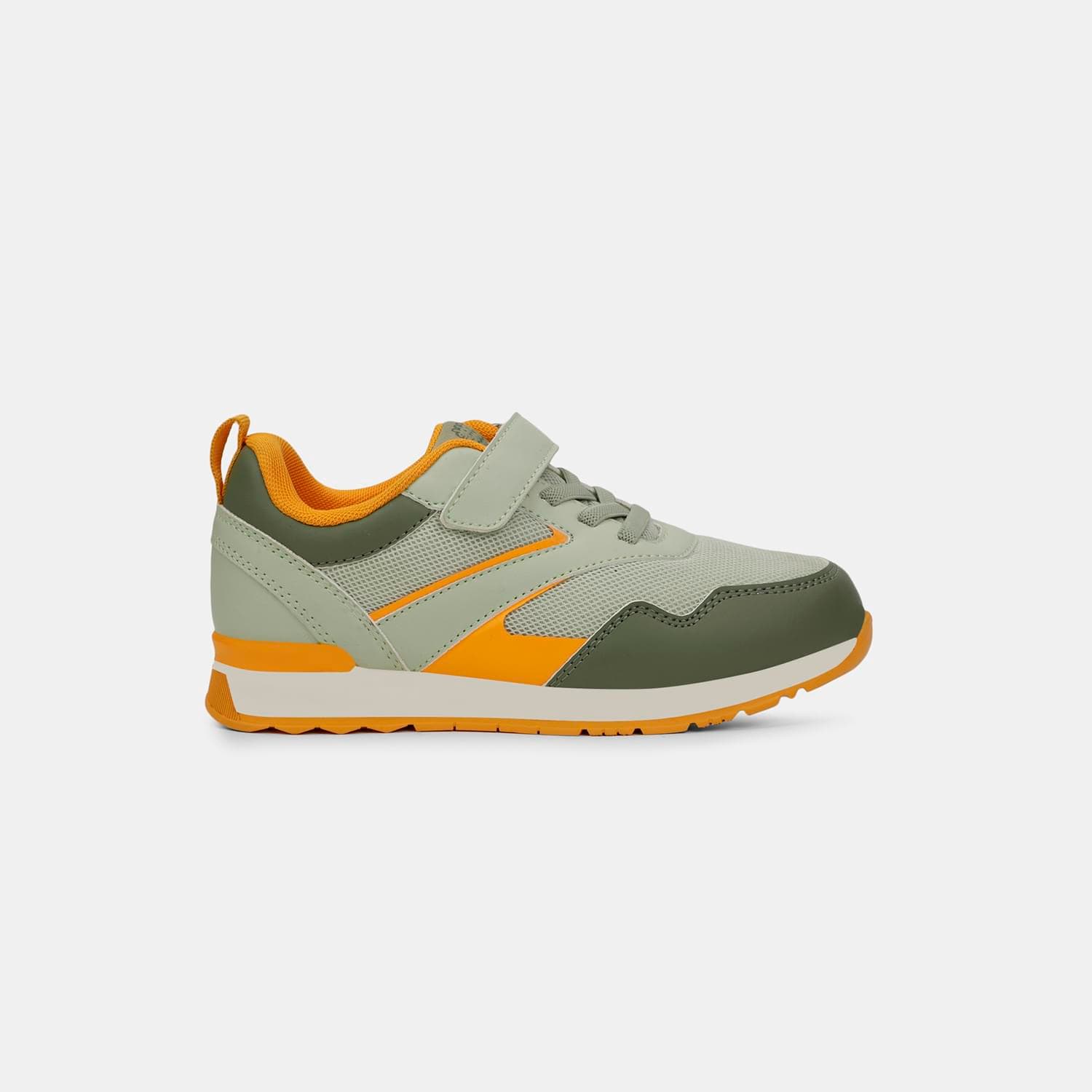 BUBBLEGUMMERS LIGHT GREEN CASUAL SHOES FOR KIDS
