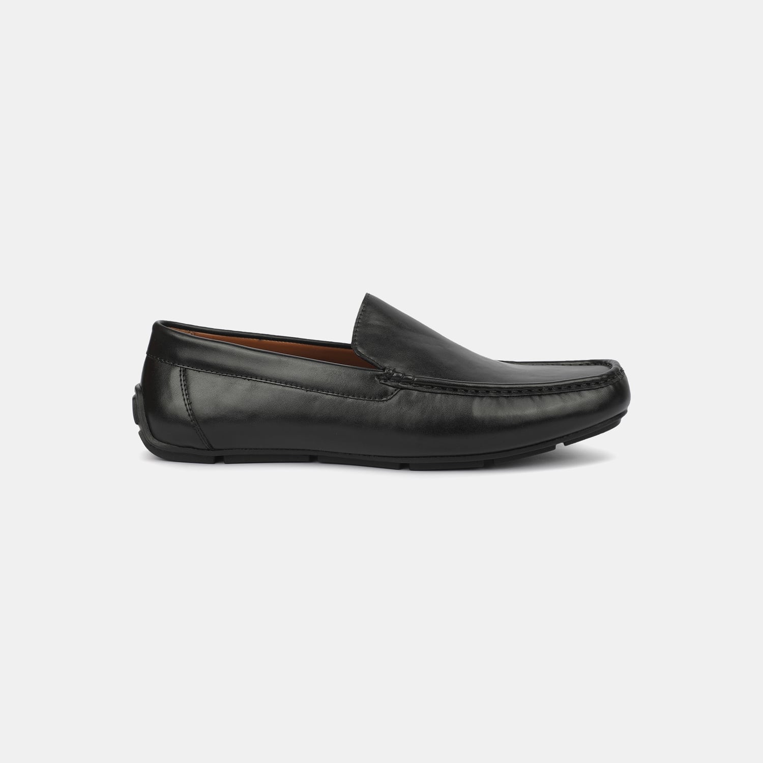 Red Label Black Loafers For Men