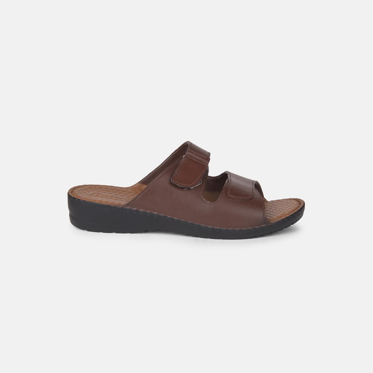 Bata Brown Casual Mule Slippers For Women