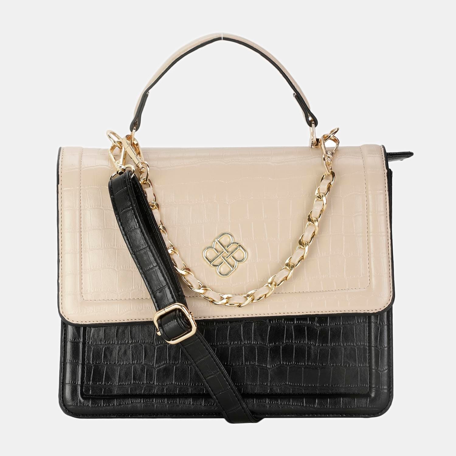 Bata Red Label Purple Hand Bag For Women