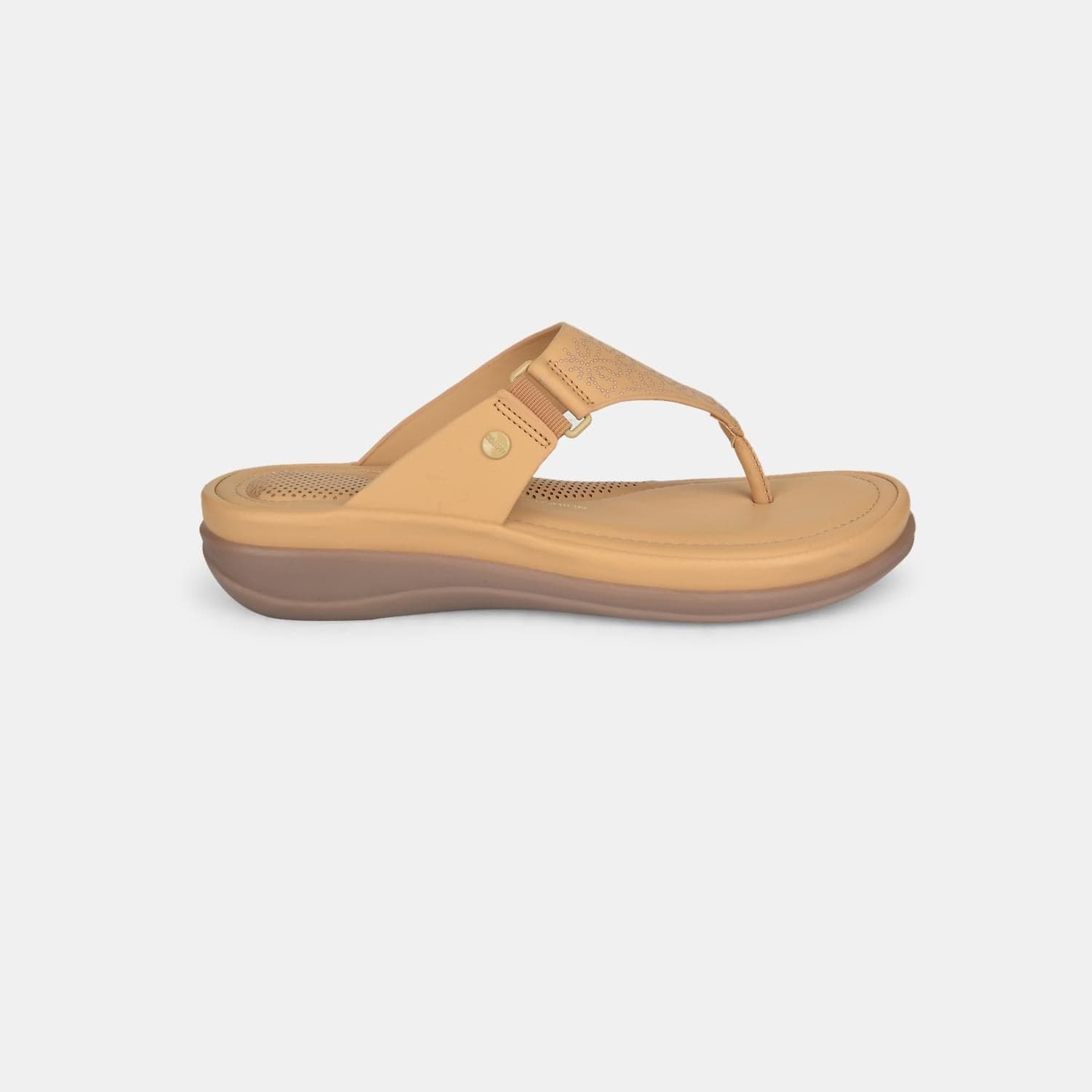 Bata comfit beige flats for women