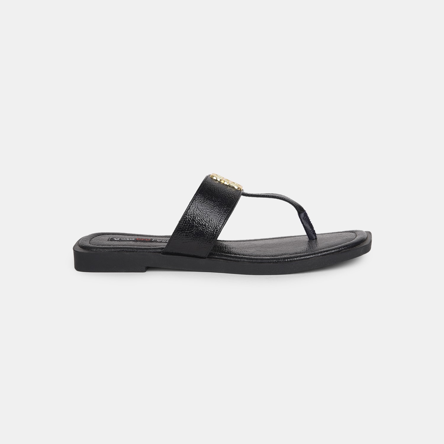 Red Label Black Thongs For Women
