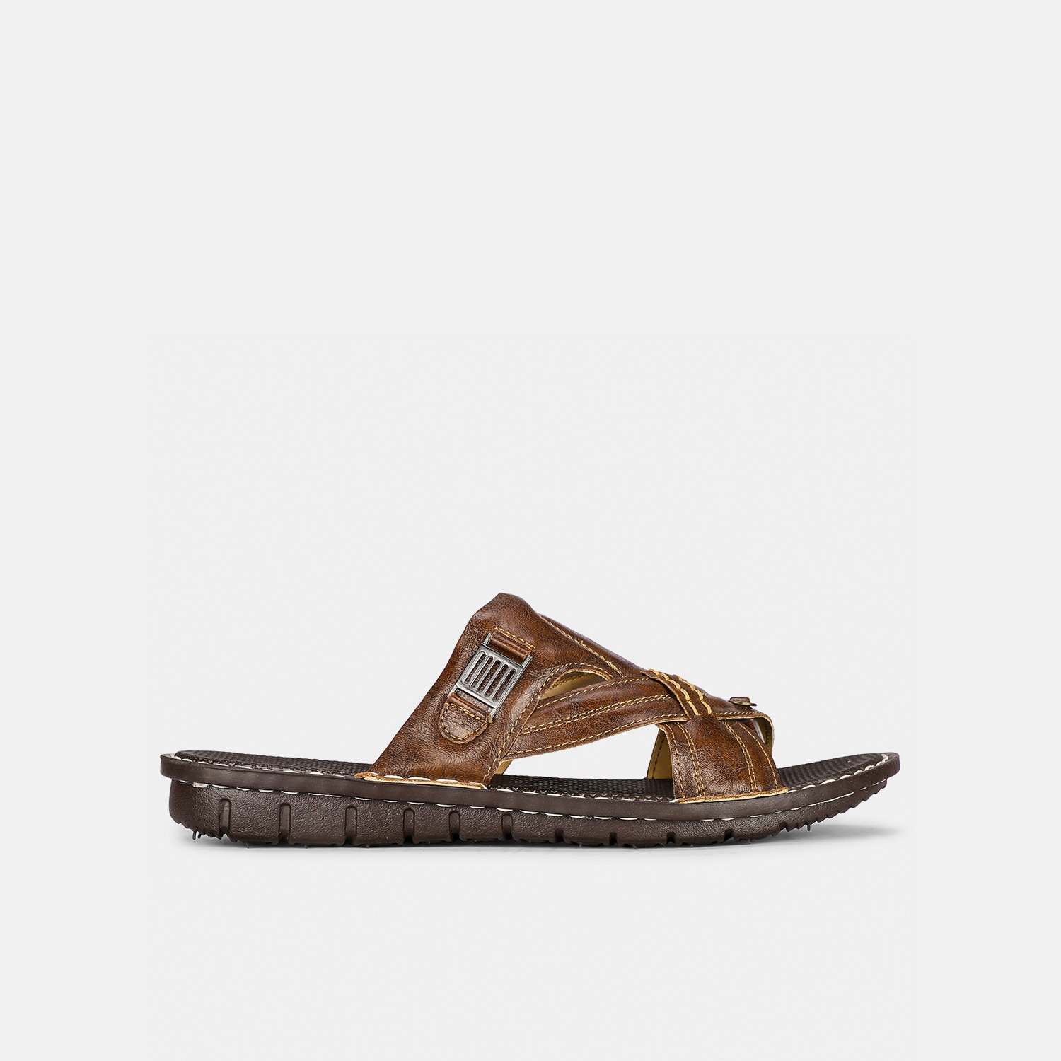 Bata Brown mules for Men