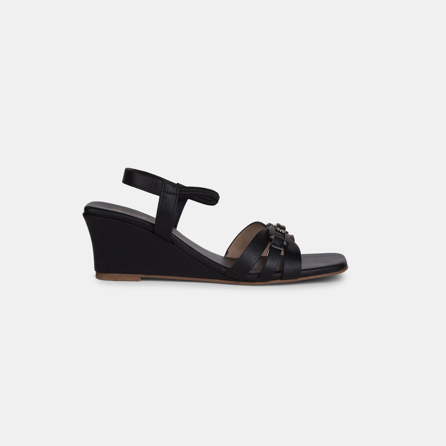 Bata Black Sandals For Women