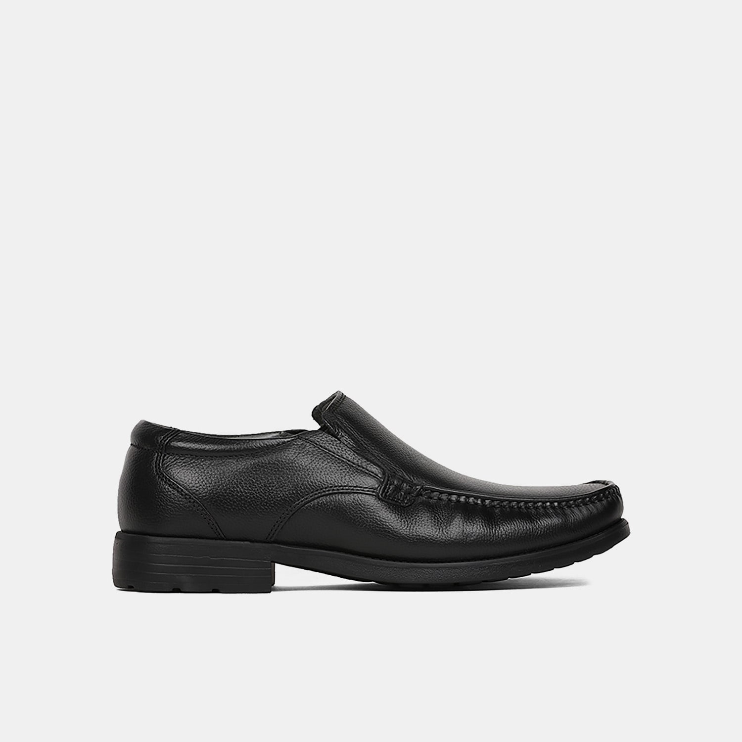Hush Puppies Black Slip On Formal Shoes For Men