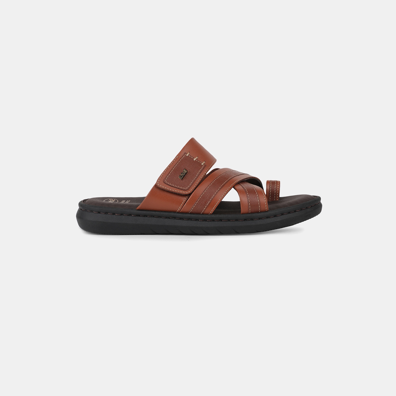 Scholl Tan Slippers For Men