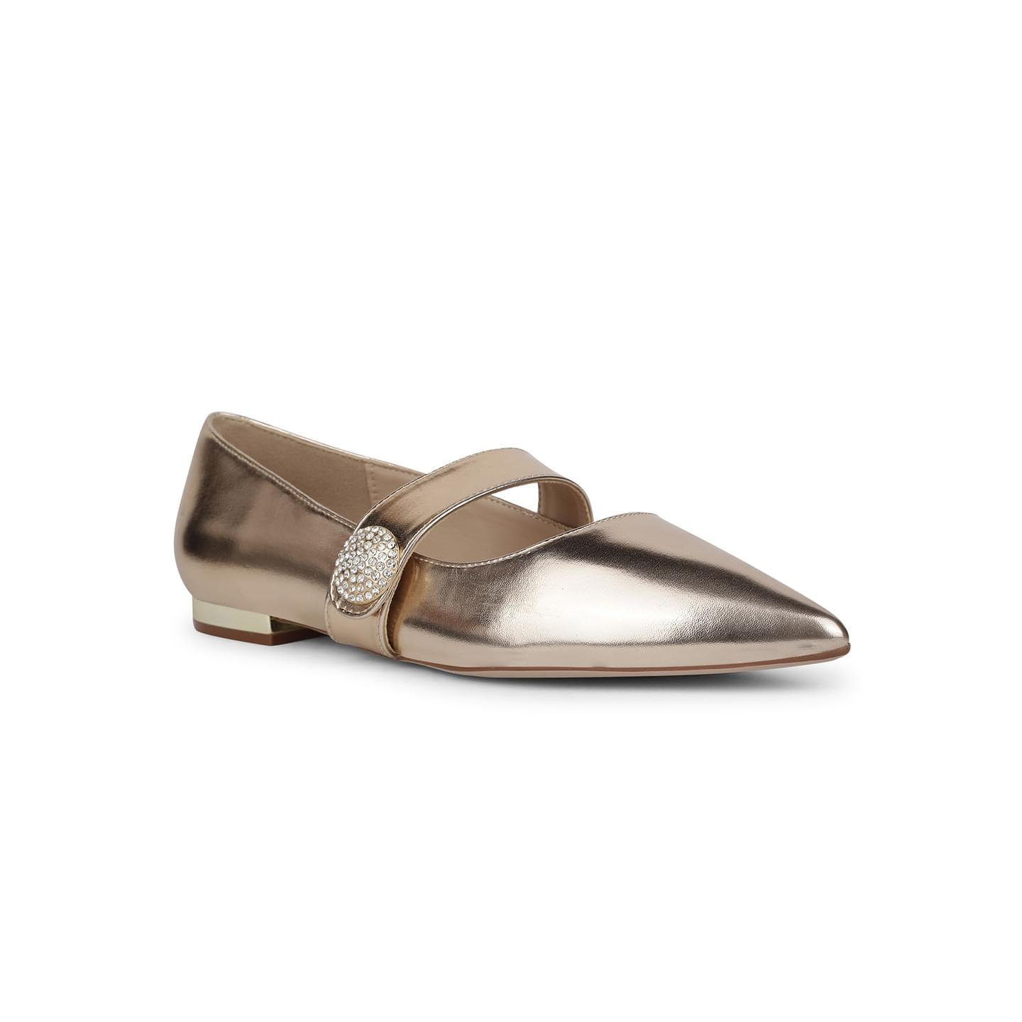 NINE WEST BROWN BALLERINA FOR WOMEN
