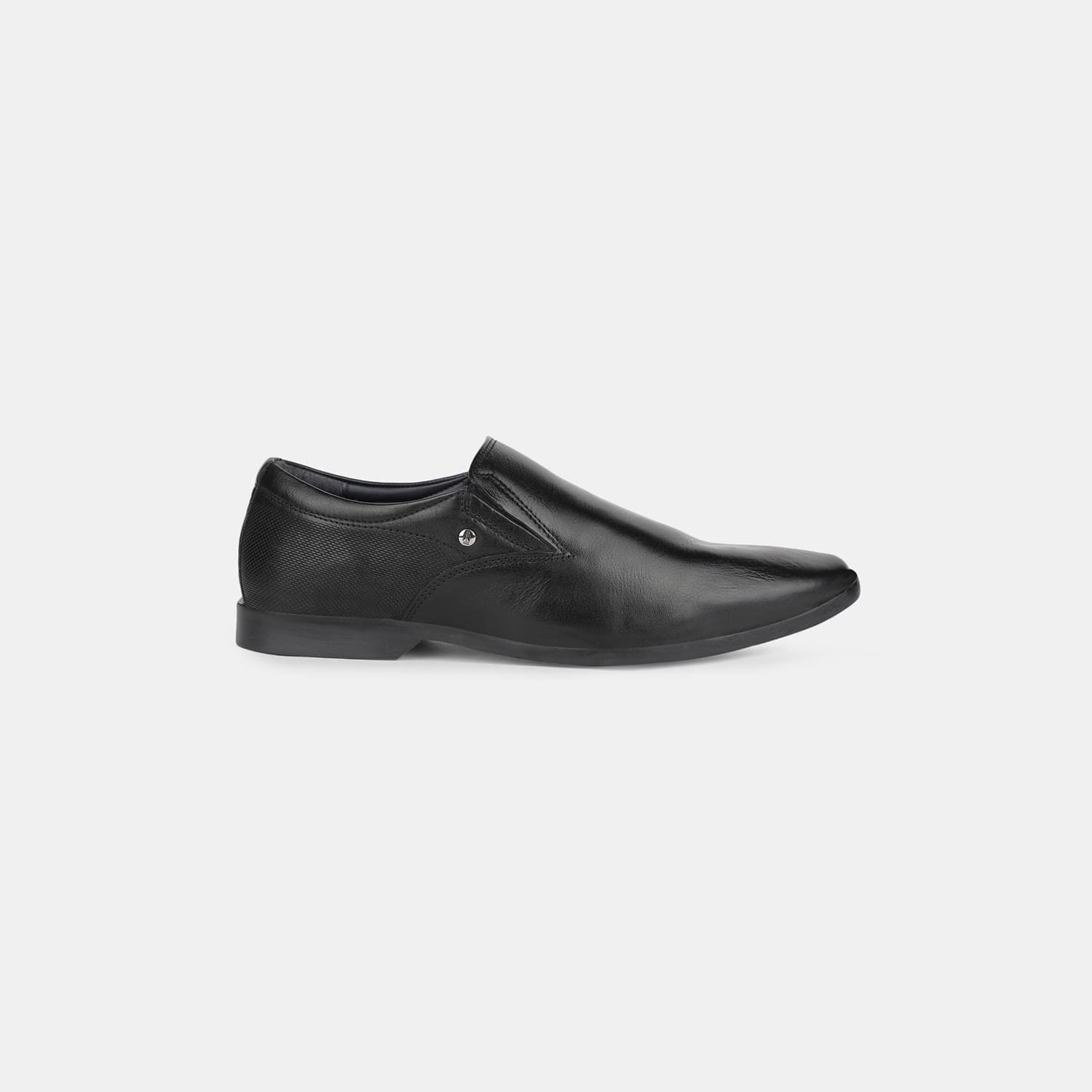 Hush Puppies Black Slip On Formal Shoes For Men