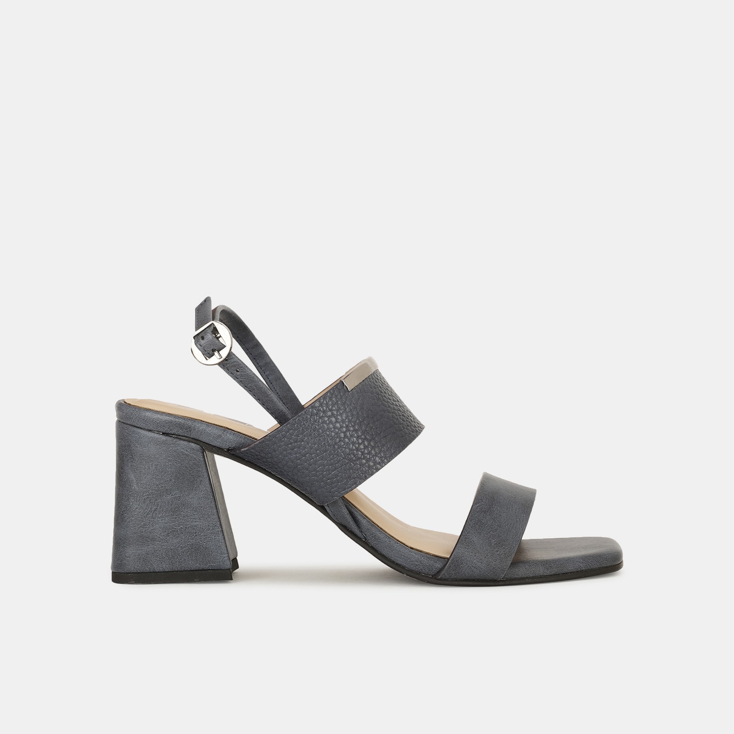 Red Label Navy Heel Sandals for Women