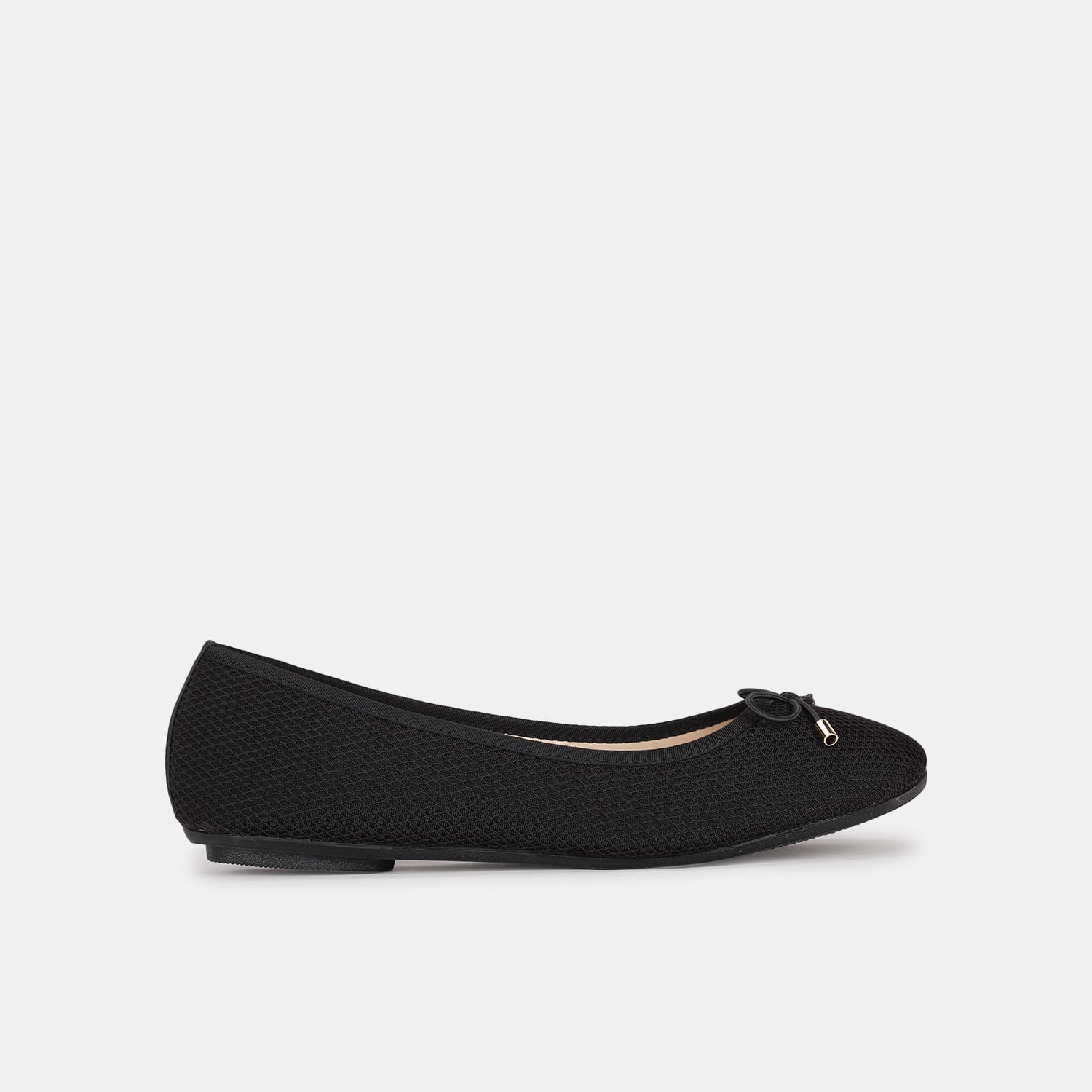 Bata Black Ballerina For Women