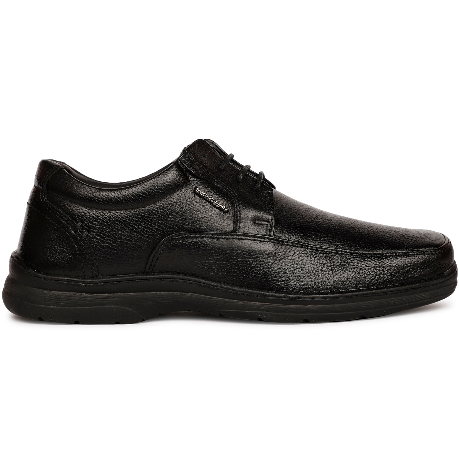 Hush Puppies Black Derby Formal Shoes For Men