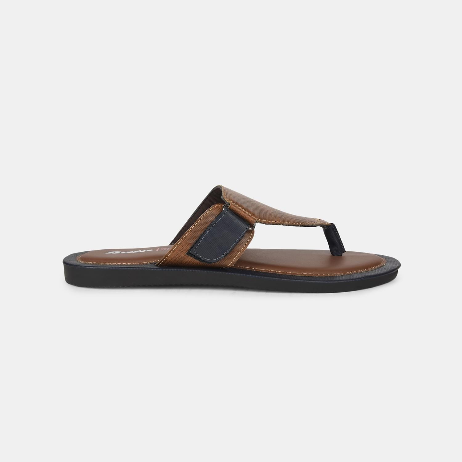 Bata tan casual thong slippers for men