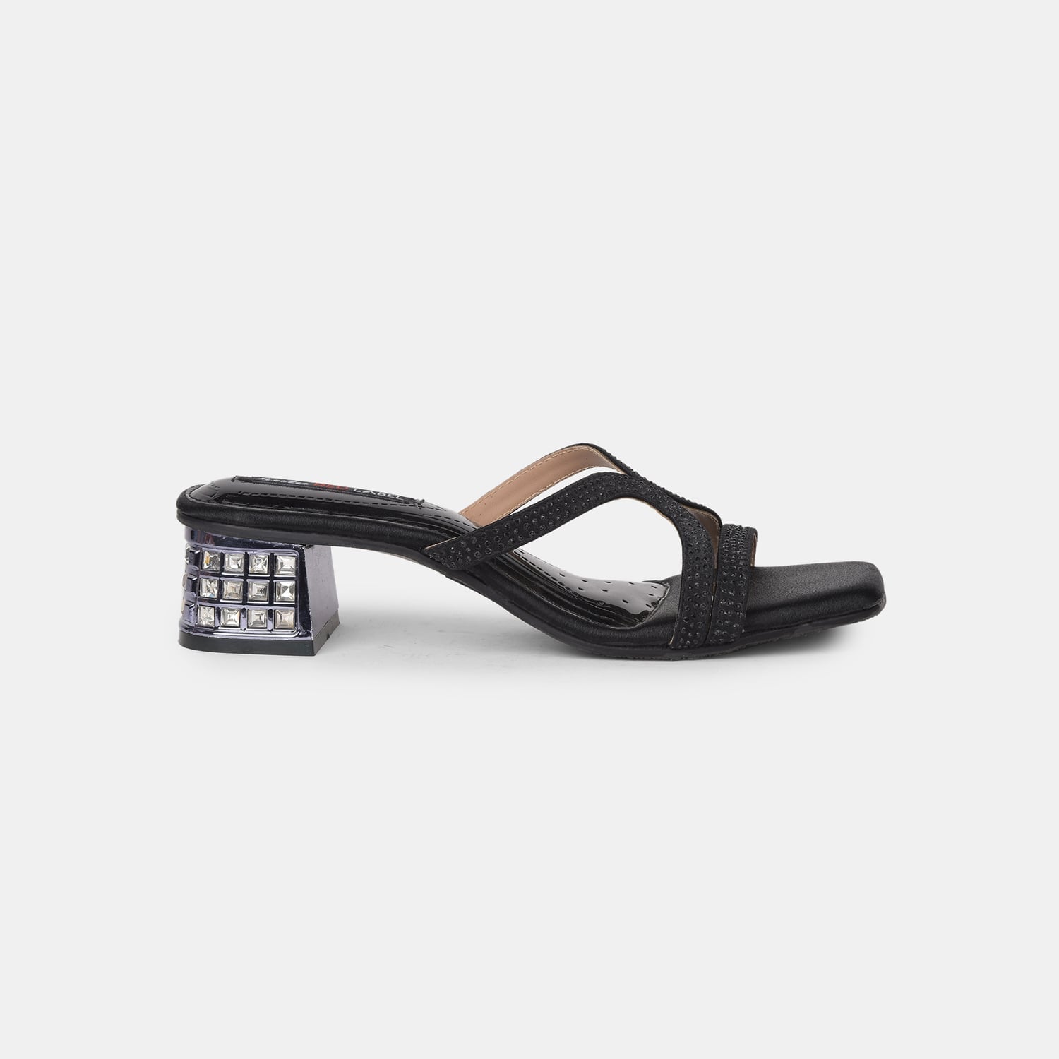 Red Label Black Mules For Women