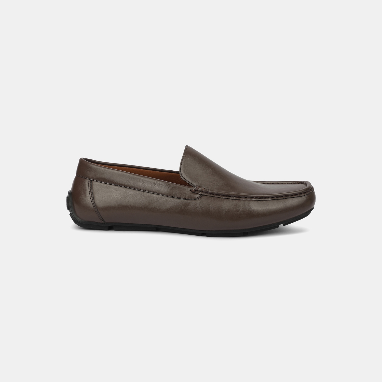 Red Label Brown Loafers For Men
