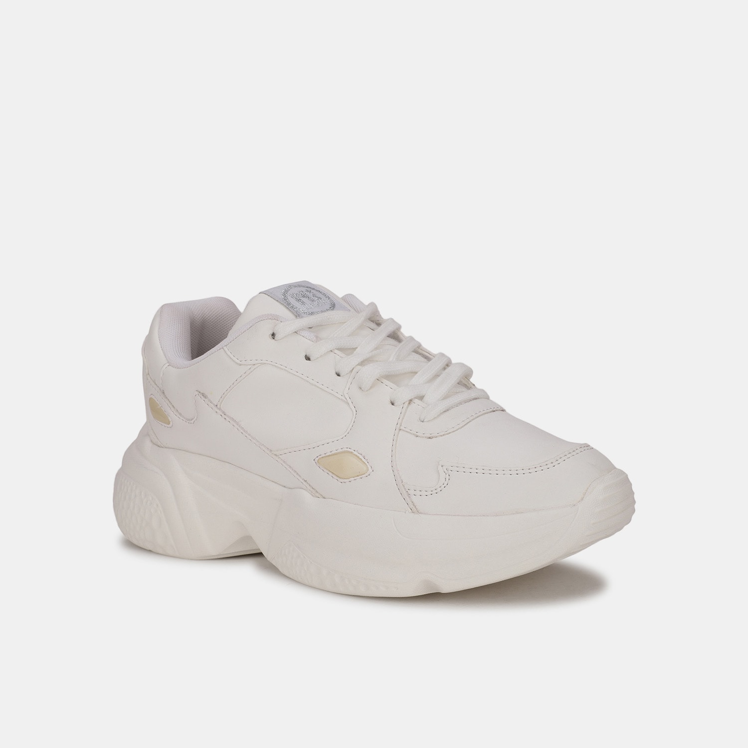North star silver textile sports shoes for women