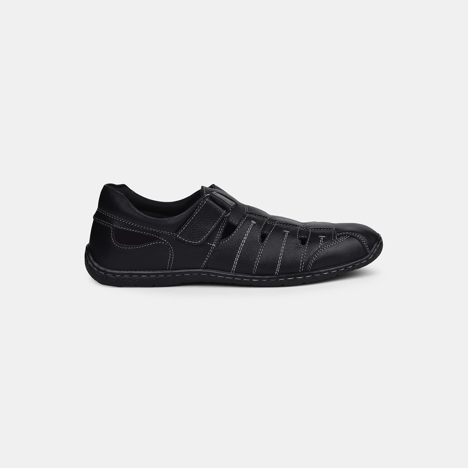 Hush Puppies Black Slip On Formal Shoes For Men