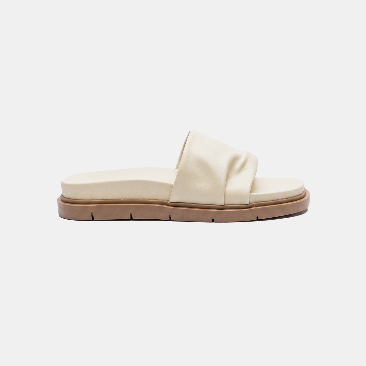 Bata Beige Mule For Women