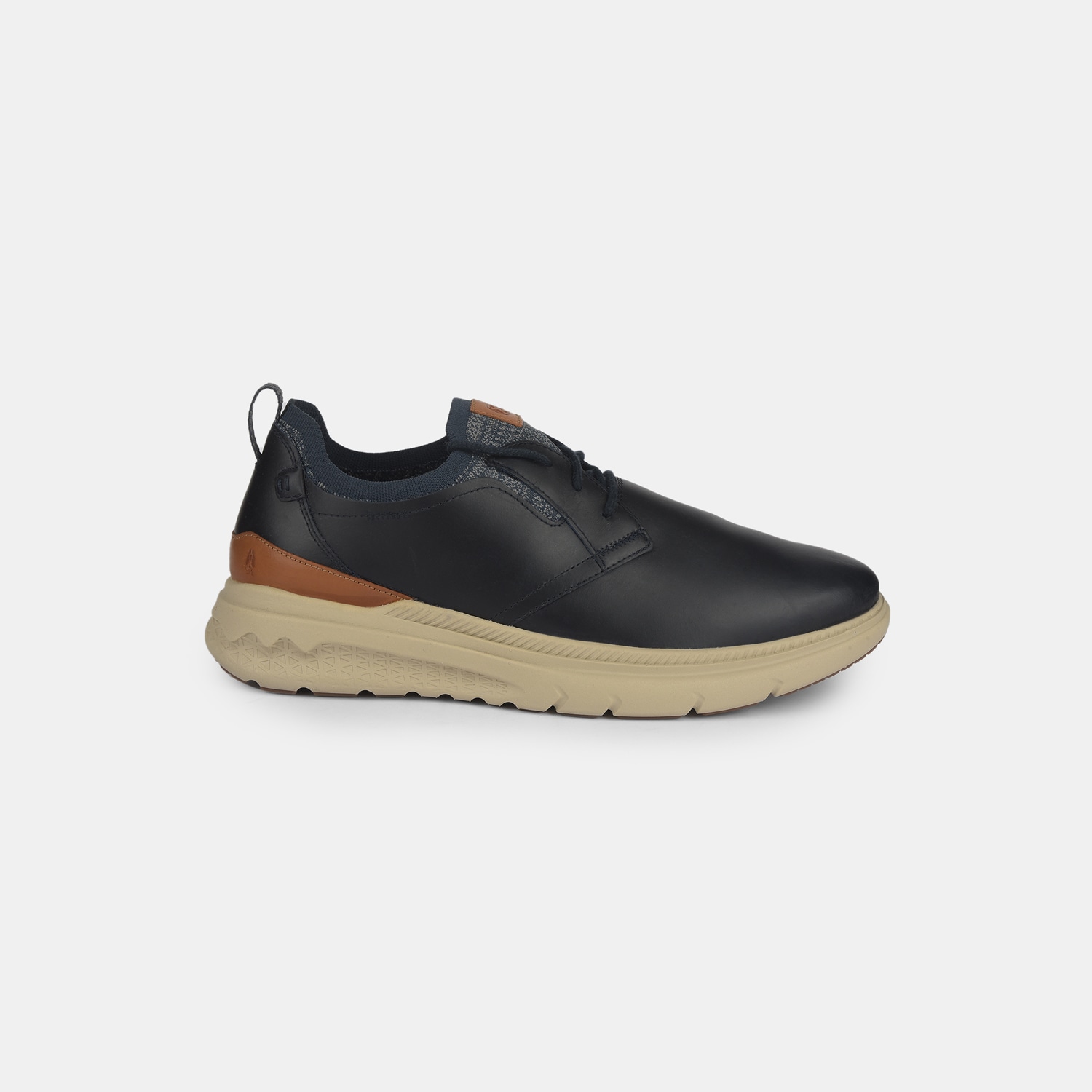 Hush Puppies Navy Casual Lace-Up Shoes For Men